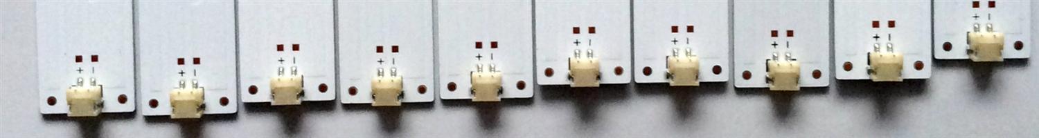 KIT DE LED´S PARA TV HISENSE ((10 PIEZAS)) / NUMERO DE PARTE 1157014 / HISENSE_55_HD550DU-B52_10X7_3030C_V0_20151012 / 145MA042R-B1 / 1274164 / PANEL´S HD550DU-B52\LD\S2\GM\ROH / HD550M5U51-TA\S0\GM\ROH / HD550M3U51-TA\S0\GM\ROH / MODELO 55H8C - Imagen 2