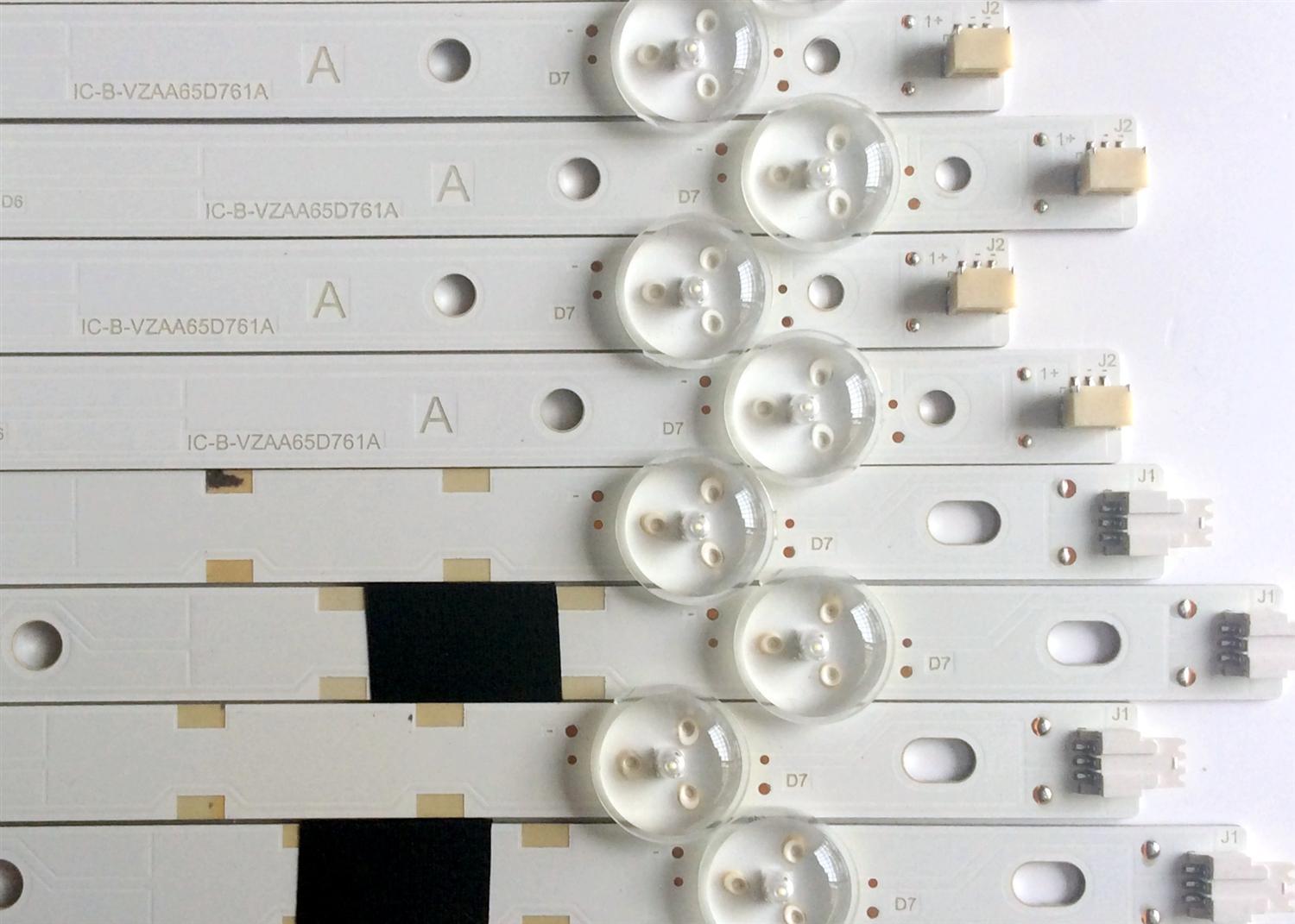 KIT DE LED PARA TV VIZIO (10 PIEZAS) / NUMERO DE PARTE IC-B-VZAA65D761A / IC-B-VZAA65D761B / IC-B-VZAA65D761A / IC-B-VZAA65D761B / 098101003180 / 098101003181 / PANEL LSC650FN04-G01 / MODELOS E65-E0 LAUSVKAS / D65-E0 LAUAWDAT - Imagen 5