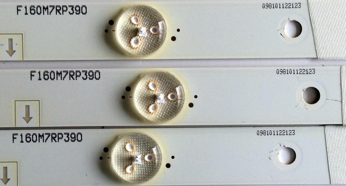 KIT DE LED PARA TV / SHARP IC-C-VZAA43D493 / 098101122100 / MODELO LC-43LE653U / LC-43UB30U / PANEL T430HVN01.2	 - Imagen 4