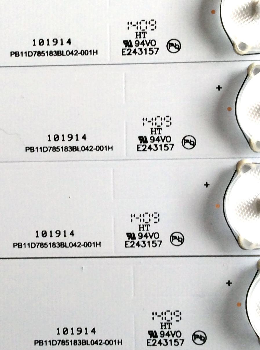 KIT DE LED PARA TV / ELEMENT L.14.164000000(4 PZAS.) / 101914 / PB11D785183BL042-001H / PANEL T400D3-HA24-DY4 MODELO ELEFW408 A1400	 - Imagen 3