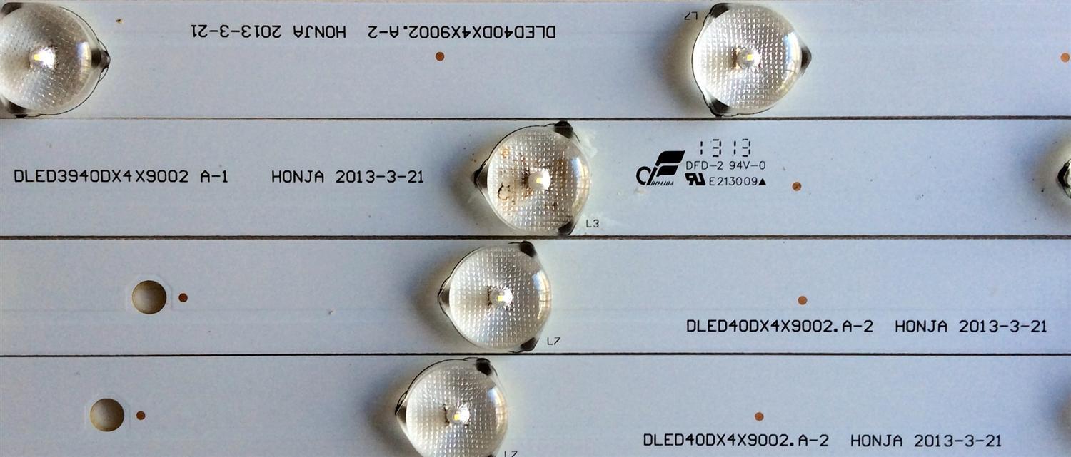 KIT DE LED "INCOMPLETOS PRECAUCION SOLO SON ("4 PZAS.) IMPORTANTE " / ELEMENT DLED40DX4X9002.A-2/DLED3940DX4X9002 A-1 / DLED40DX4X9002.A-2 / DLED3940DX4X9002 A-1 / MODELO ELEFT406 C1300 / PANEL K400D3HA3K	 - Imagen 3