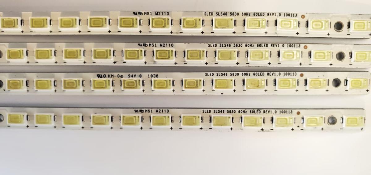 KIT DE LED´S PARA TV SONY  ( 4 PZ ) NUMERO DE PARTE SLED SLS46 5630 60Hz 60LED REV1.0 100113  LJ64-02421A / LJ64-02420A /  NUMERO DE PANEL  LTY460HM03 /  MARCA SONY / MODELO NSX-46GT1  - Imagen 2