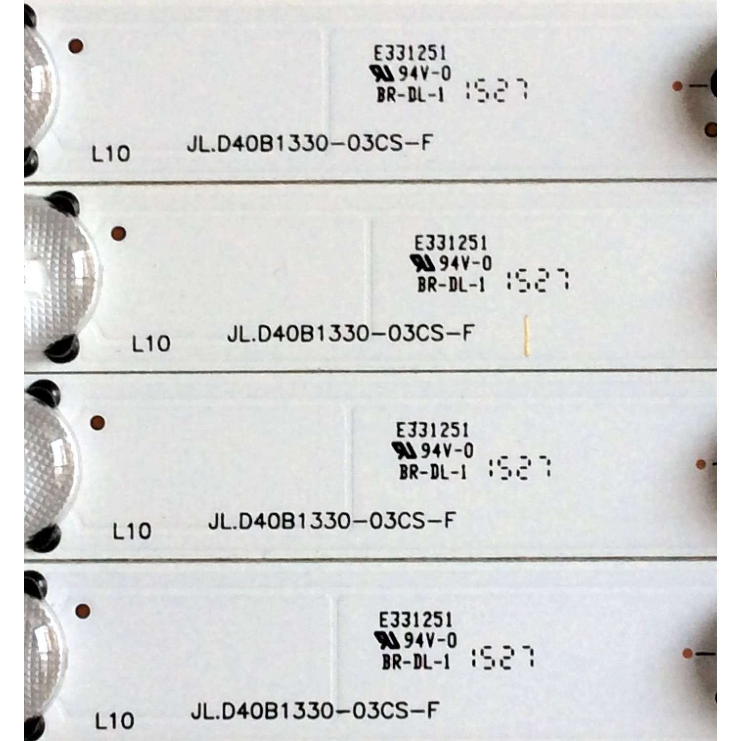 KIT DE LED´S PARA TV (4 PIEZAS) / HISENSE 1143870 / JL.D40B1330-03CS-F / 12BH2133 / PANEL JHD400GF-E32(008)\S30\FM\ROH 187959 / MODELOS 40H3F / 40H3E - Imagen 4