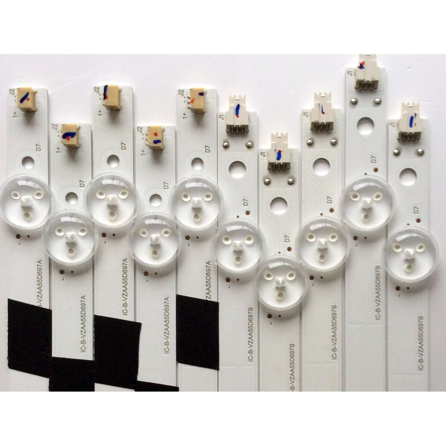 KIT DE LED PARA TV / VIZIO IC-BVZAA55D697A/IC-BVZAA55D697B / IC-BVZAA55D697A / IC-BVZAA55D697B / BDA-RBDJ-2-8 / MODELO 55D-0 LAUATYBS / PANEL T550HV08.5	 - Imagen 4