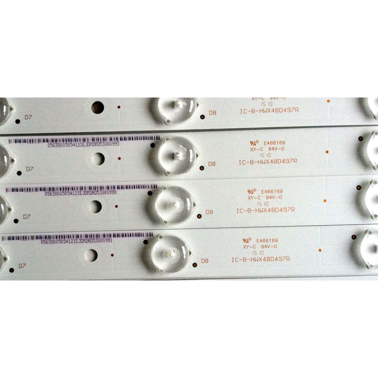 KIT DE LED PARA TV / VIZIO 56.38005.054 / IC-B-HWX48D497R / IC-B-HWX48D497L / 5638025007 / 5638005054 / MODELO E48-C2 / PANEL'S LSC480HN08-G01 / LSC480HN05-B01	 - Imagen 2