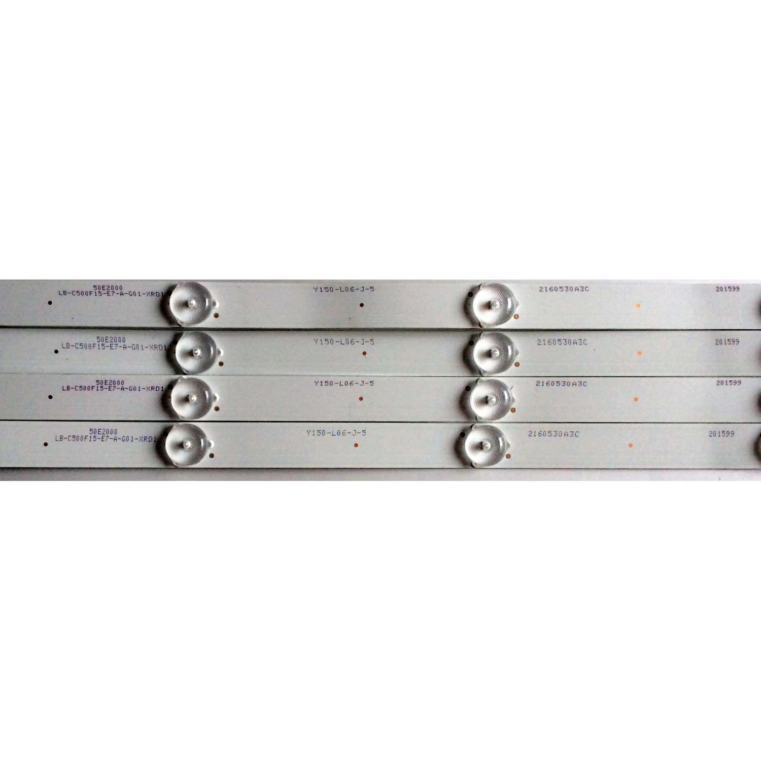 KIT DE LED'S PARA TV RCA / ELEMENT (4 PIEZAS) / NUMERO DE PARTE CRH-Z503030090463UREV1.1 / 50F6100 / LB-C500U17-E68-A-G01-XRD1 / B171128A2C / E348124 / PANEL C500U17-E61-A / DISPLAY T500QVN03.7 / MODELOS LED50E45RH 6901-LE50E45-A1 / E4SW5017RKU - Imagen 2