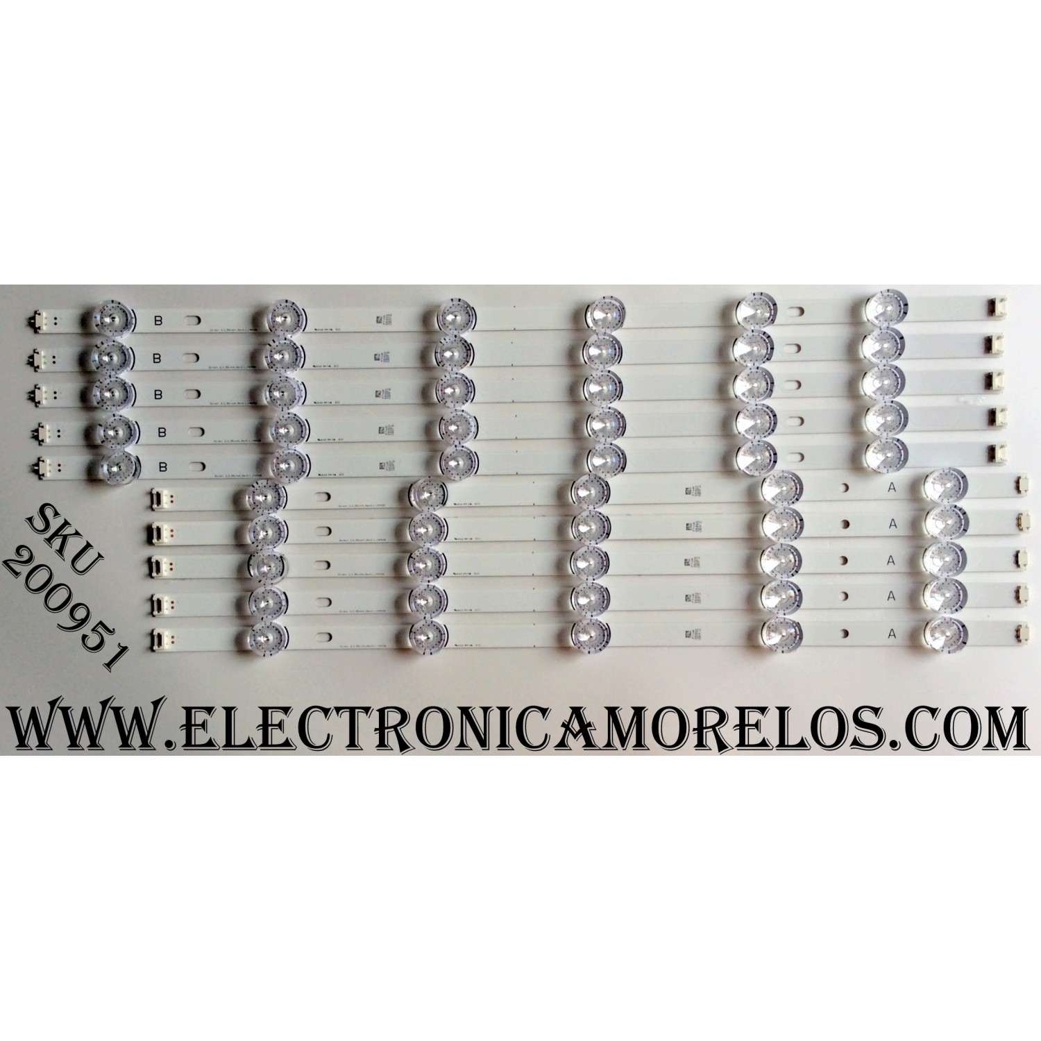 KIT DE LED'S PARA TV LG (20 PZ) / NUMERO DE PARTE EAV65034801 / EAV65034901 / SSC_Y21_SLIM_TRIDENT_82UP80_INX_A_0.7PI_REV00_200914 / SSC_Y21_SLIM_TRIDENT_82UP80_INX_B_0.7PI_REV00_200914 / PANEL NC820TQF-VXKH1 / MODELO 82UP8770PUA.BUSJKR