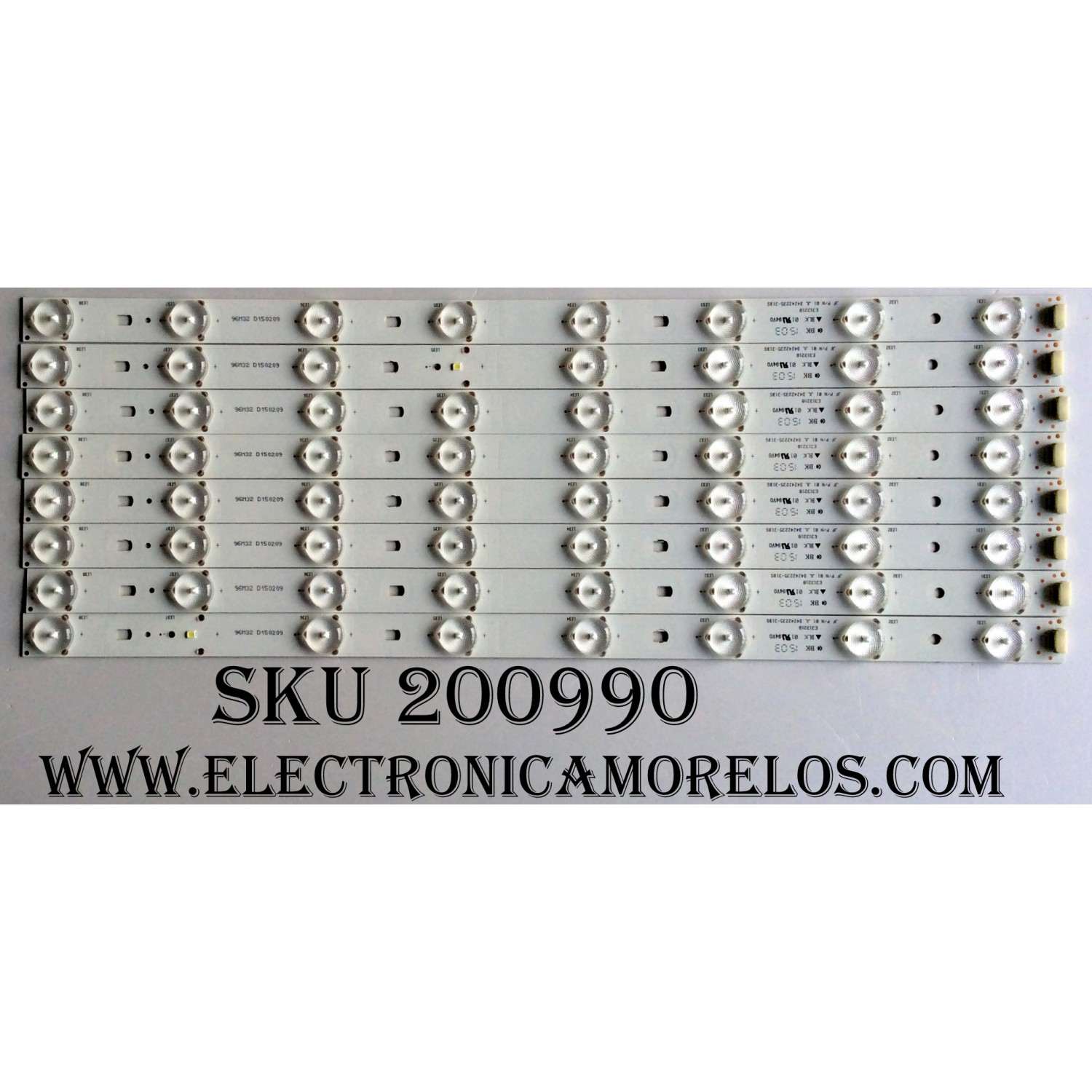 KIT DE LED PARA TV / RCA 01.JL.D4242235-31BS / 96M32 D150209 / E313218 / MODELO LED42C45RQ / PANEL V420DK1-QS1-C1-12V	