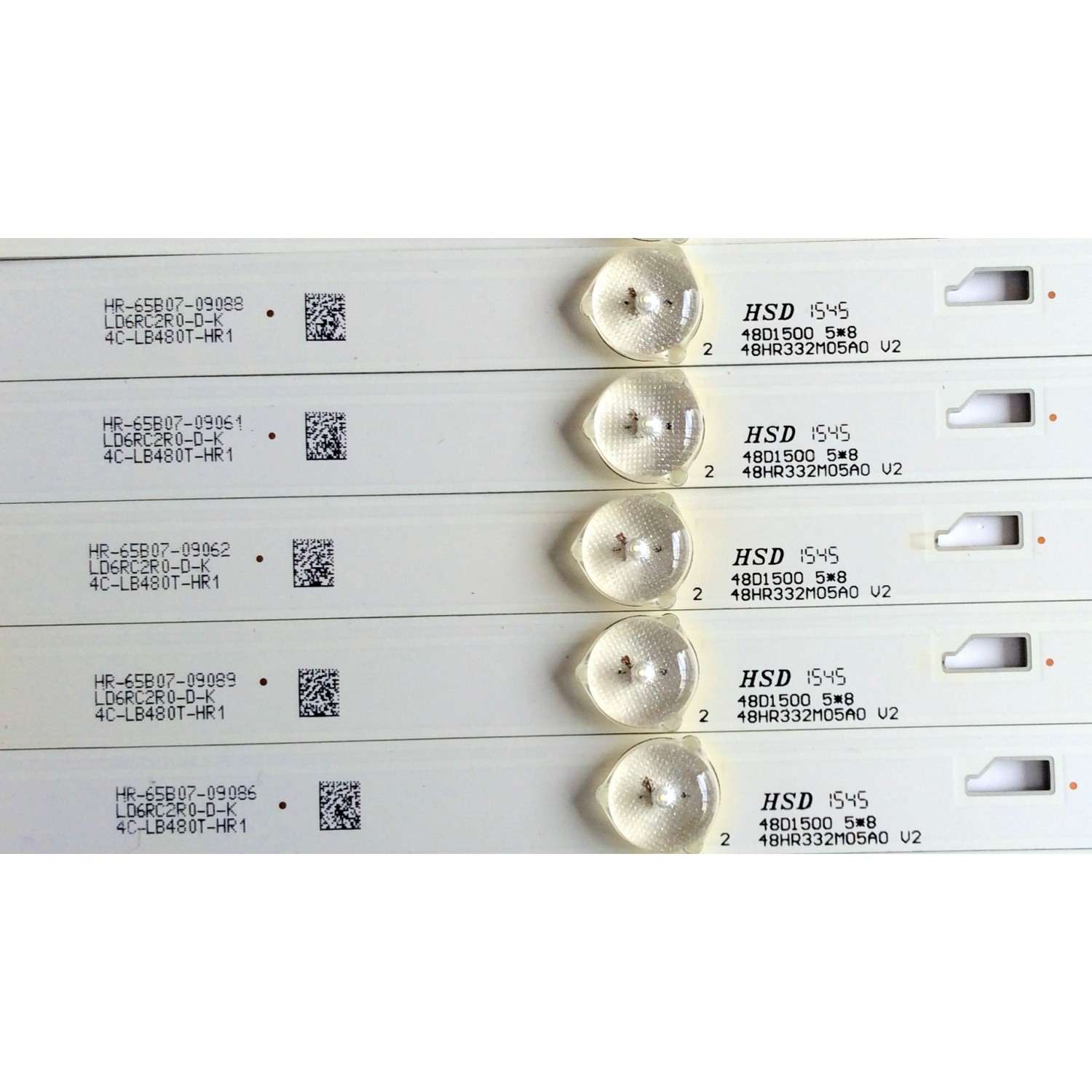 KIT DE LED´S PARA TV (8 PIEZAS) / INSIGNIA 4C-LB480T-HR1 / 48HR332M05A0 V2 / 48D1500 / 48HR332M05A0 / PANEL LSC480HN10-J01 / MODELO NS-48DR420NA16 Rev. A - Imagen 3