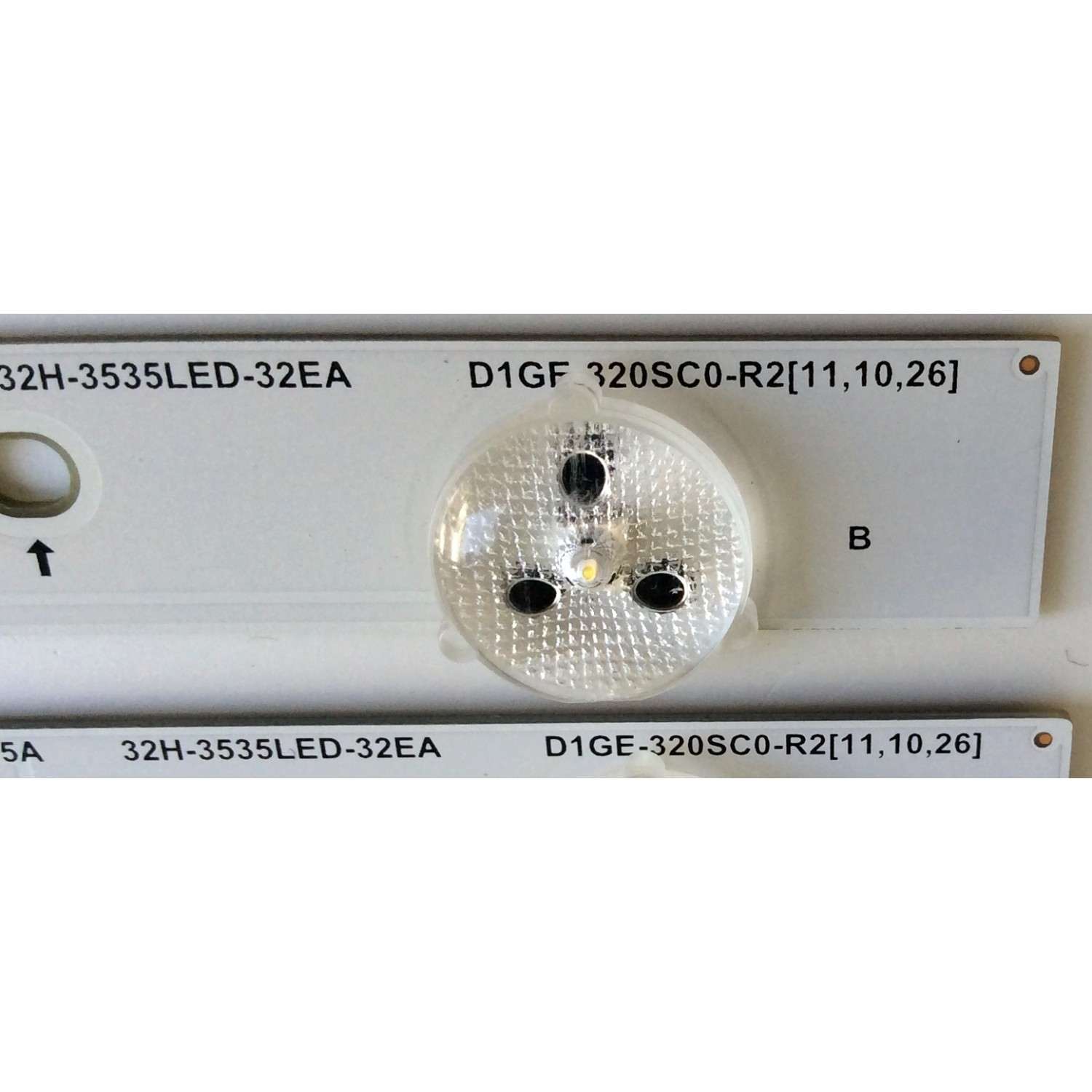 KIT DE LED`S PARA TV (4 PIEZAS) / SAMSUNG BN96-21475A / 32H-3535LED-32EA / D1GE-320SC0-R2[11, 10, 26] / BN41-01823A / BN96-21485A / SUSTITUTAS DE320AGE-V2 / DE320AGH-C1 / DE320AGM-C2 / PANEL DE320AGM-C1 CC01 / MODELO UN32EH4000FXZA CS01 - Imagen 5