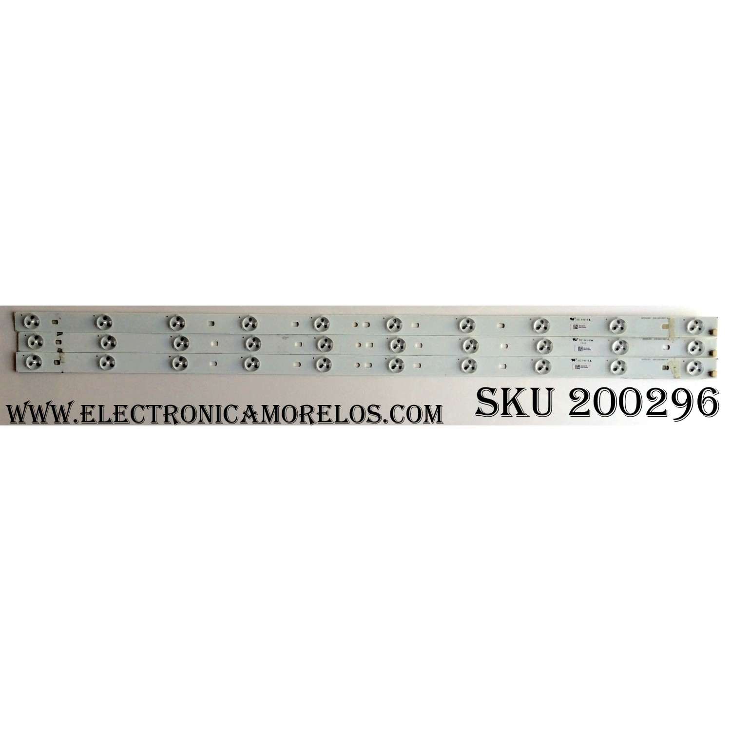 KIT DE LED´S PARA TV (3 PIEZAS) / ¨32¨ / 320DLED / 035-320-0001-A / ON11200730 / 0N11200730 / V32G01FDEDM / 1249 / PANEL A320HD1A05-1
