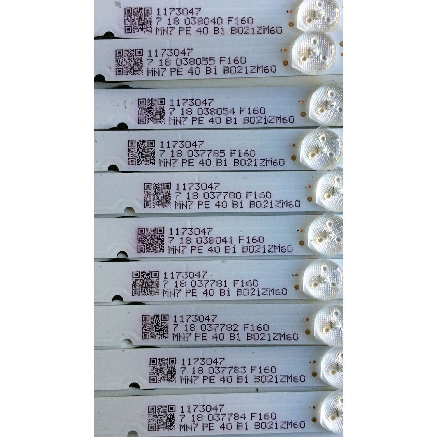KIT DE LED´S PARA TV (10 PIEZAS) / HISENSE LBM550M0501-LE-5(0) / 1173047 / B021ZM60 / E355813 YFPCB-1 / PANEL HD550K3U51\S6\GM\ROH / MODELOS FM55H6D / 55H6D - Imagen 2
