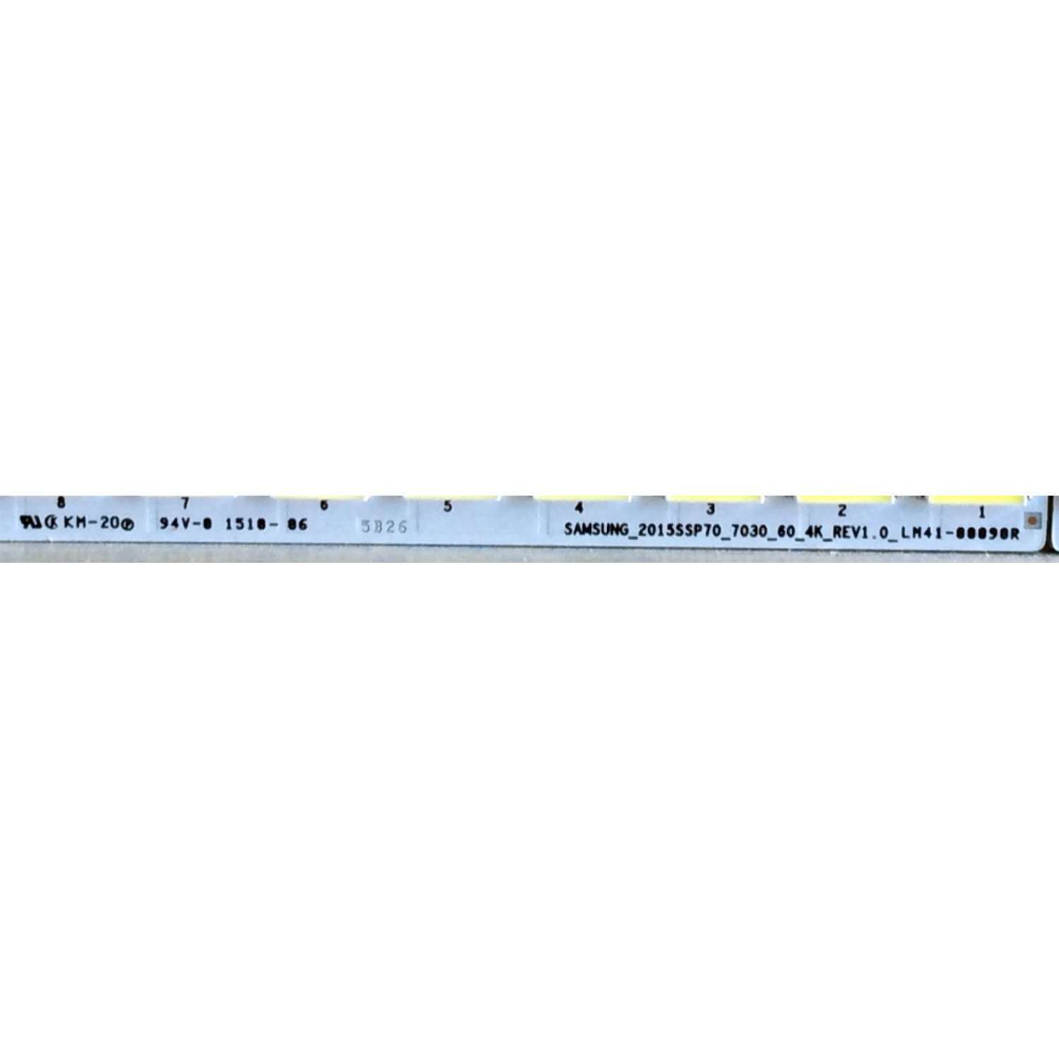 LED PARA TV SHARP (1 PIEZA) / NUMERO DE PARTE 2015SSP70 / SAMSUNG_2015SSP70_7030_60_4K_REV1.0_  / LM41-00090R / RB170WJ3 / 55" ART TV REV0.4 2 R-TYPE / PANEL JE695R3HA1AC / MODELOS LC-70UC30U / ((MEDIDAS 1.55M X 17CM)) - Imagen 4