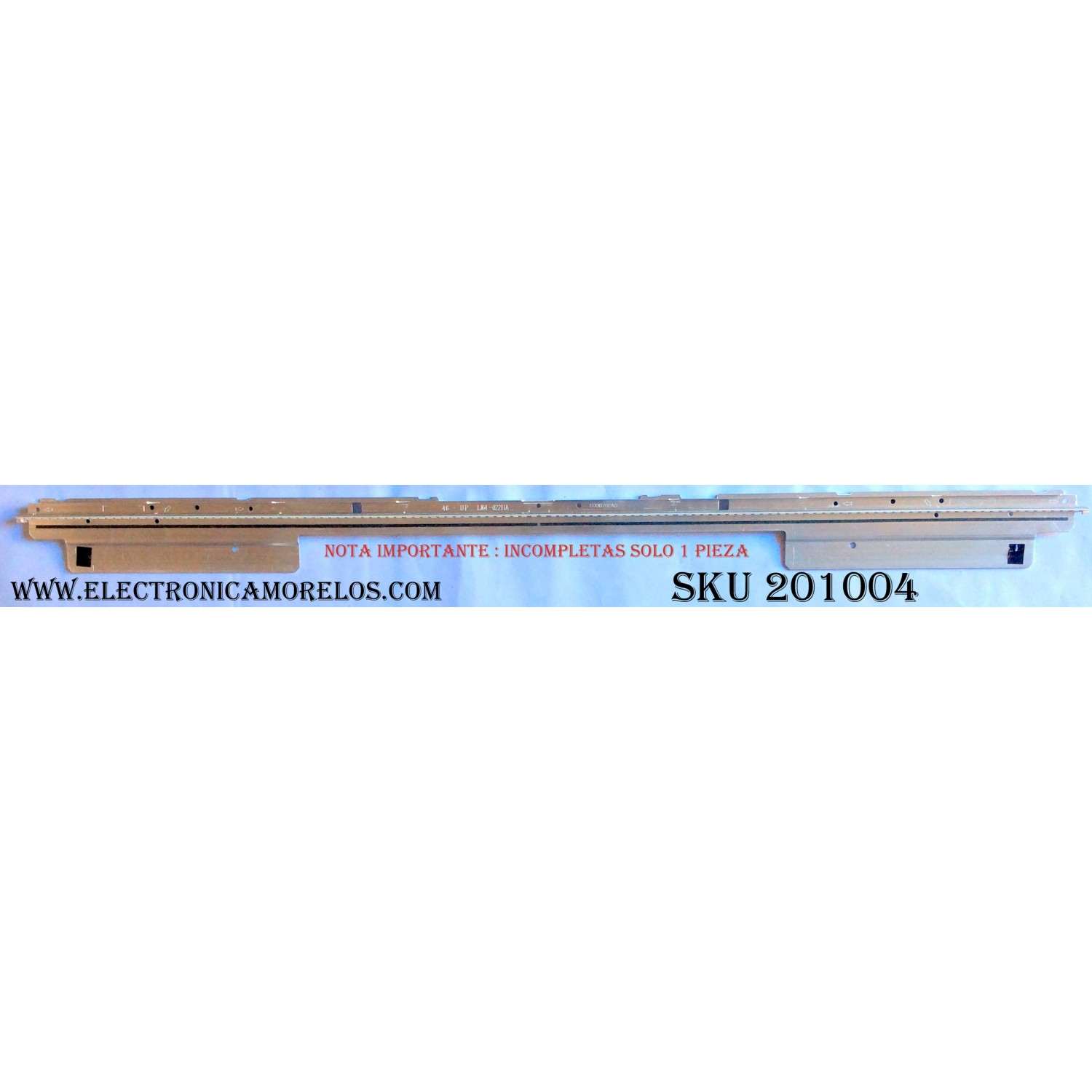 KIT DE LED "INCOMPLETOS PRECAUCION SOLO ("1 PZAS.) IMPORTANTE " / SLS46_5630N / SLED SLS46_5630N LCD 120 REV1.0 100113 GA / MODELO LT-46164 / PANEL LTA460HJ06	