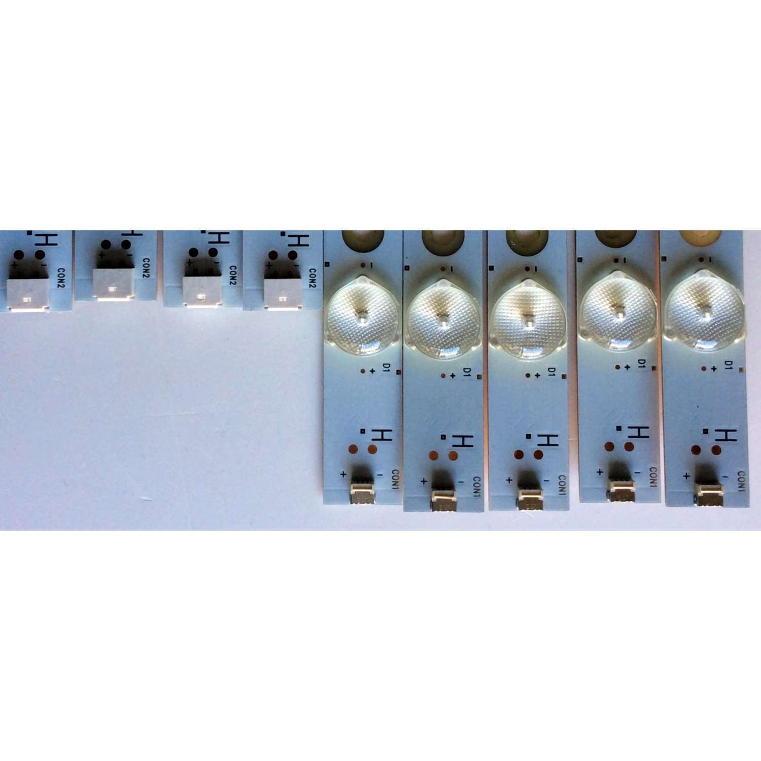 KIT DE LED´S PARA TV (12 PIEZAS) / SHARP 500TT65/500TT66 / 500TT65 / 500TT66 / KIT DE LED SUSTITUTAS 500TT61/500TT62 / PANEL TPT500J1-HVN07.U REV:S600F / MODELOS LC-50LB370U / LC-50LB371U - Imagen 2