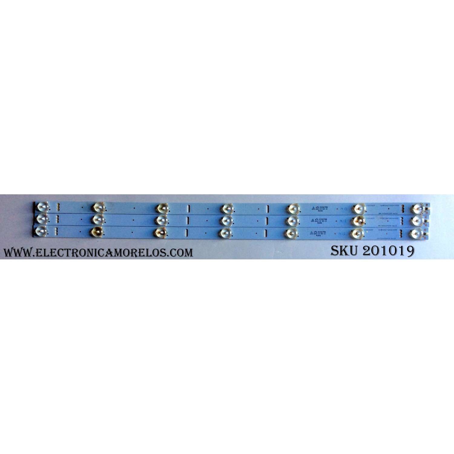 KIT DE LED`S PARA TV (3 PIEZAS) / WESTINGHOUSE CRH-T323535070341F / CRH-T323535070341F-REV1.2 S / 21002425 / PANEL LSC320AN02-001 / MODELOS DWM32H1G1 / ELEFW328