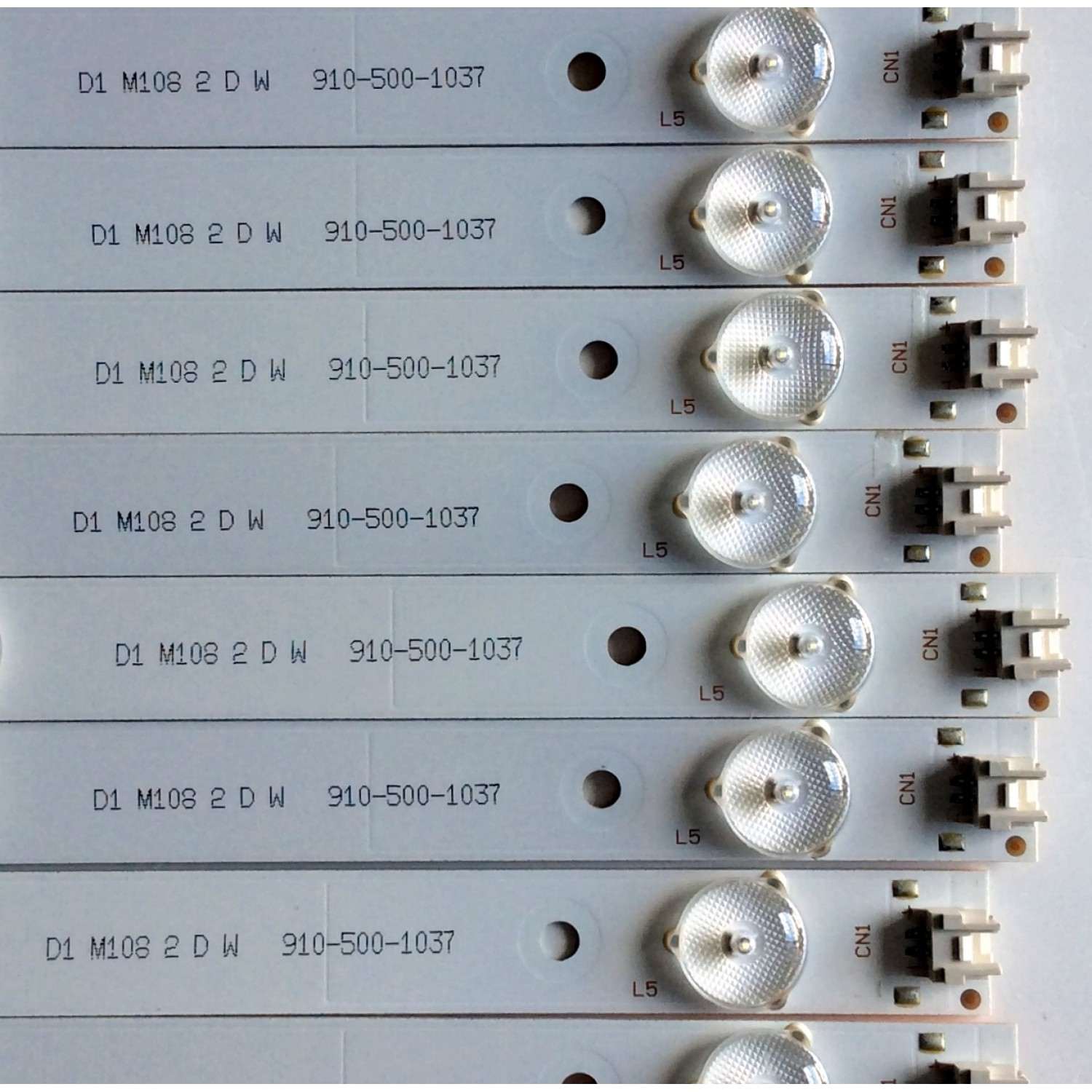 KIT DE LED   ELEMENT 910-500-1037 / 10 PZAS /  D1M1022DW / 15MD200F58 / MS-L0751 / 15MF300F58 / D2M1082DW / PANEL´S T500HVN08.2 / T500HVN08.5 / MODELOS ELEFW504A H1401 / ELEFT506 H5A2M / ELEFT506 J5A0M / ELEFT506 J5A1M / ELEFT506 J5A3M / ELEFT506 J5A7M	 - Imagen 2
