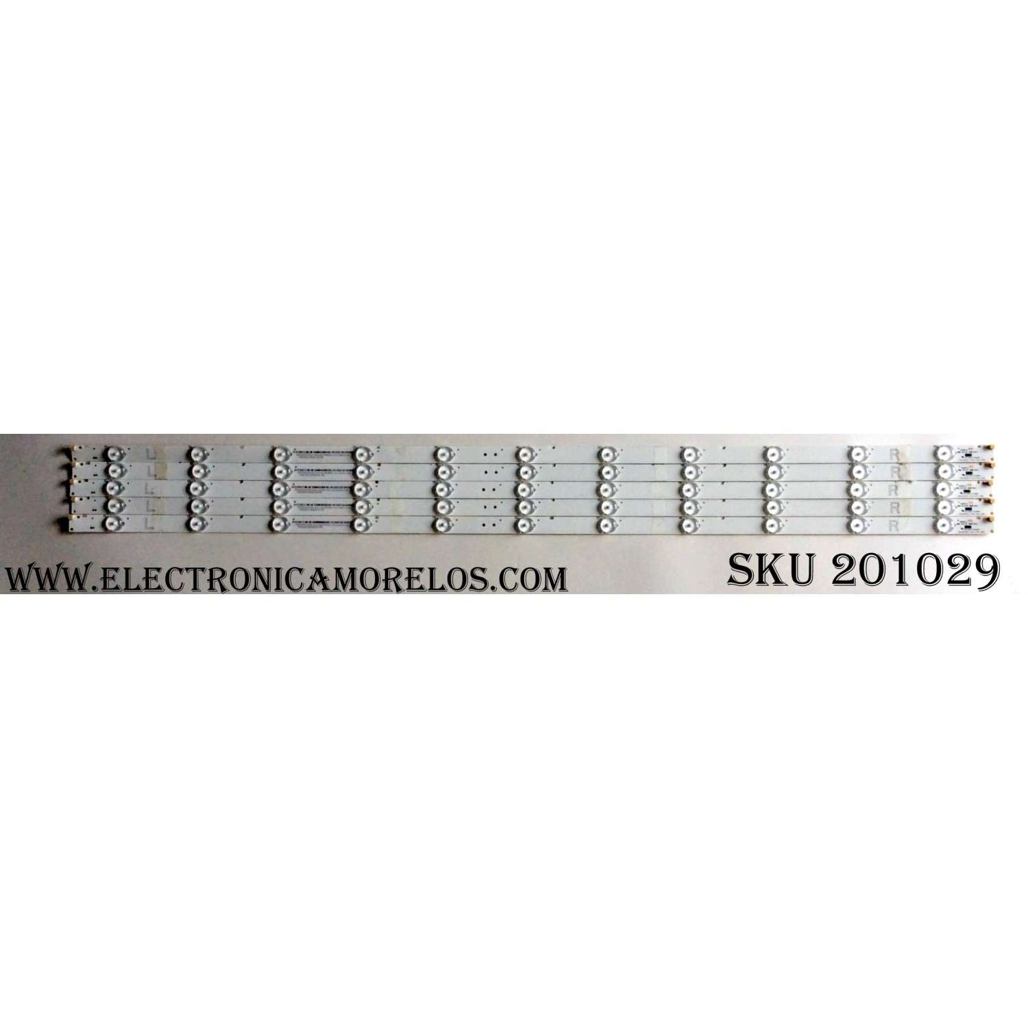 KIT DE LED PARA TV / VIZIO 20151222-Y16 E43 / 056380220361G / MODELO E43U-D2 / PANEL T430QVN02.1	