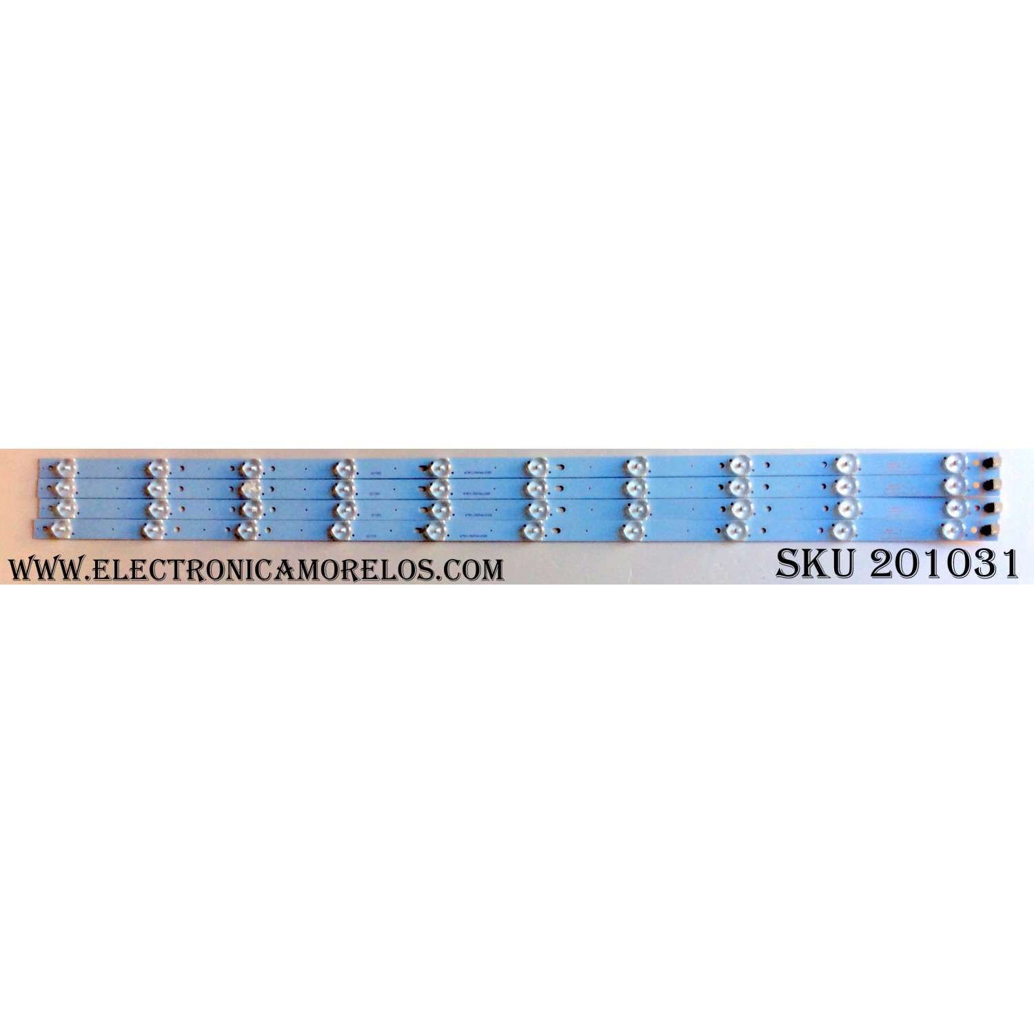 KIT DE LED PARA TV (4 PIEZAS) / SCEPTRE CRH-K403535T041037F / A7M01J56PAA163QK / MODELO X40 SBNV93CD / PANEL LSC400HN02-G02	