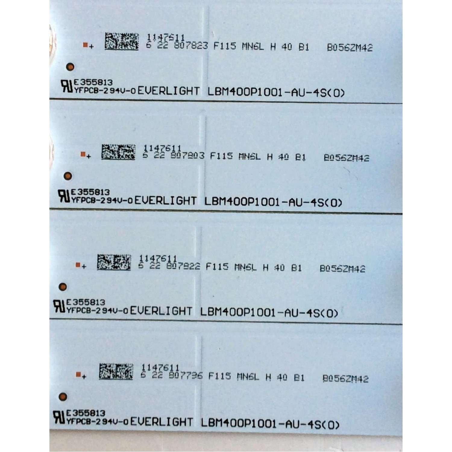 KIT DE LED´S PARA TV  (4 PIEZAS) / HISENSE / PROSCAN LBM400P1001-AU-4S / 1147611 / LBM400P1001-AU-4S(0) / EVERLIGHT LBM400P1001-AU-4S(0) / PANEL´S HD400DF-E32 / LSC400HN02-702 / MODELOS PLDED4079-SM A1604 / 40H4C1  - Imagen 2