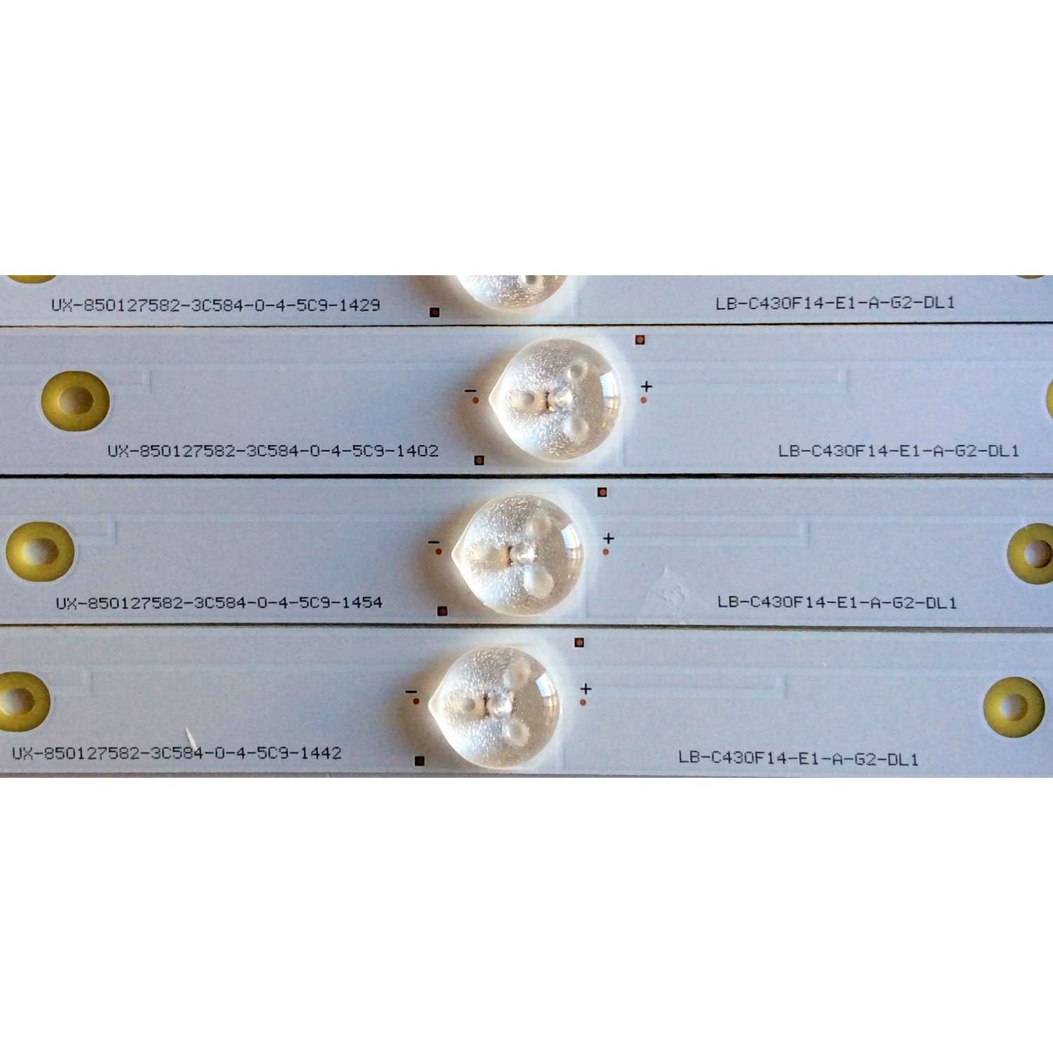 KIT DE LED`S PARA TV (4 PIEZAS) / HITACHI KHP200640C / LB-C430F14-E1-A-G2-DL1 / LB43006 / PANEL C430F15-E3-A(G2) / M,ODELOS LE43A509A / LU43V809 CH6AP - Imagen 3