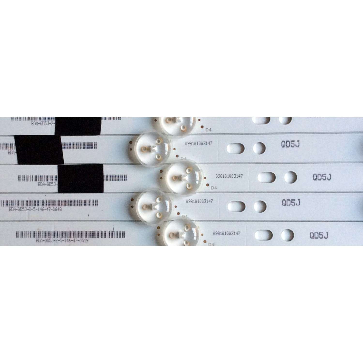 KIT DE LED´S PARA TV (3 PIEZAS) / (ILUMINACION AZUL) INSIGNIA SVA390A20 / SVA390A20_Rev03_6LED_160121 / JP-1  94V-0  E306084 / PANEL T390XVN01.0 / MODELO NS-39D310NA17 - Imagen 3
