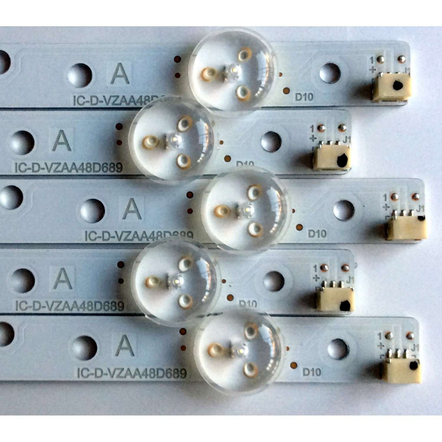 KIT DE LED´S PARA TV (3 PIEZAS) / (ILUMINACION AZUL) INSIGNIA SVA390A20 / SVA390A20_Rev03_6LED_160121 / JP-1  94V-0  E306084 / PANEL T390XVN01.0 / MODELO NS-39D310NA17 - Imagen 2