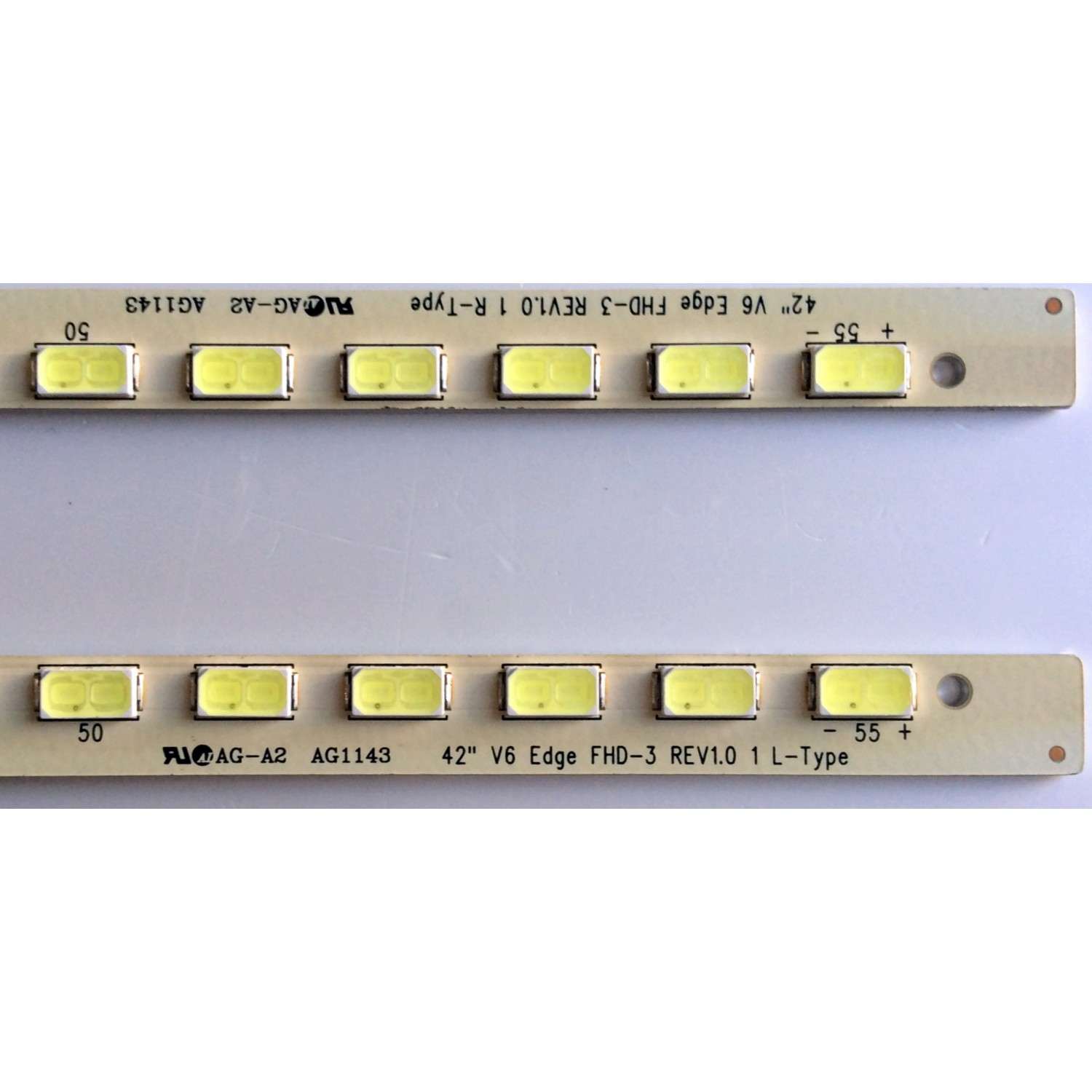 KIT DE LED´S PARA TV (2 PIEZAS) / LG AG1143 / 42¨ V6 Edge FHD-3 REV:1.0 R-Type / 42¨ V6 Edge FHD-3 REV:1.0 L-Type / PANEL LC420EUN(RD)(V1) / MODELO 42LV3520-UJ.CWMYLH	 - Imagen 3