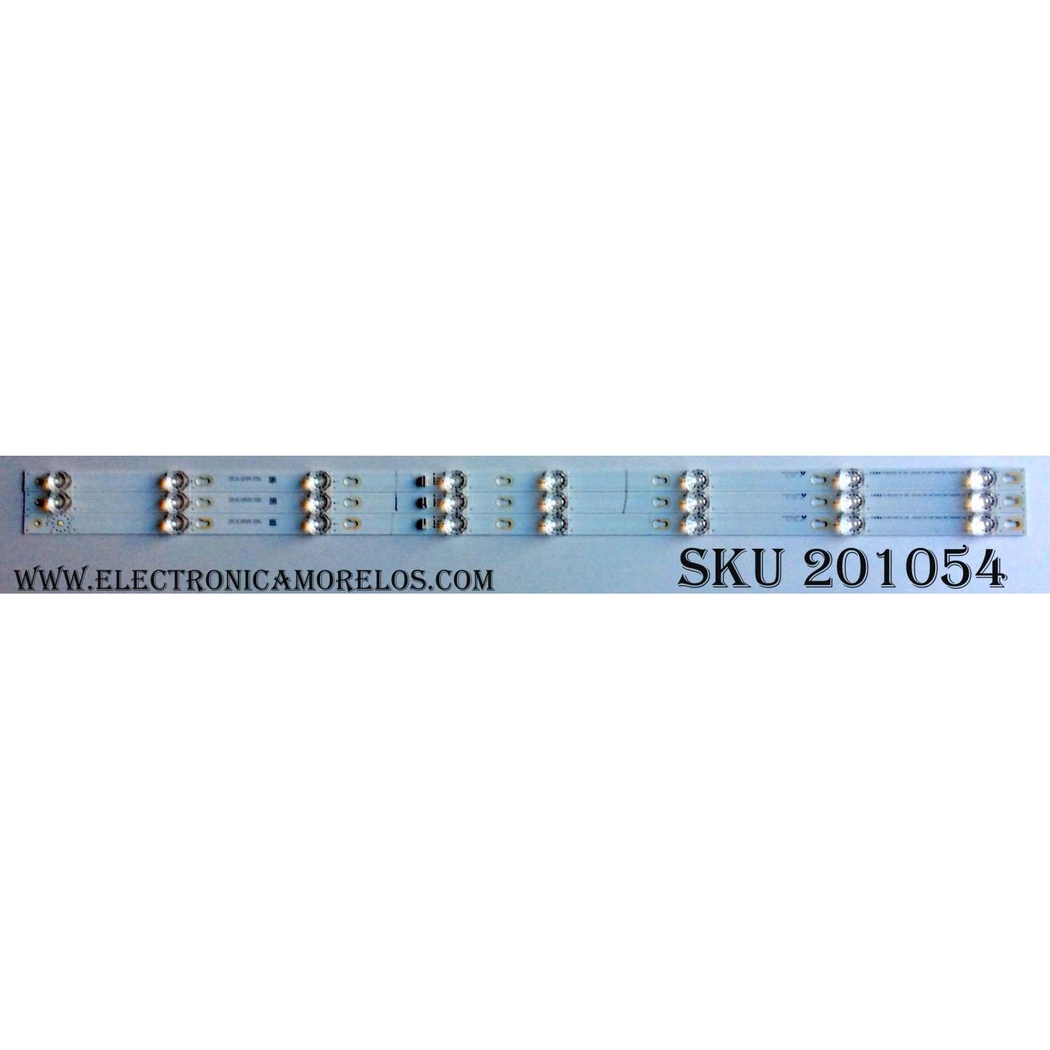KIT DE LED'S PARA TV ((3 PIEZAS)) / NUMERO DE PARTE 4C-LB4308-YH05J / 006-P1K3532A / TOT_43D2900_3X8_3030C_D6T-2D1_4S1PX2 REV.V2 / T0T_43D2900_3X8_3030C_D6T-2D1_4S1PX2 REV.V2 / PANEL'S LVF430ND1L / LVF430CS0T E7 V1 / MODELOS 43S303 / 43S305 / 43S303TBAA