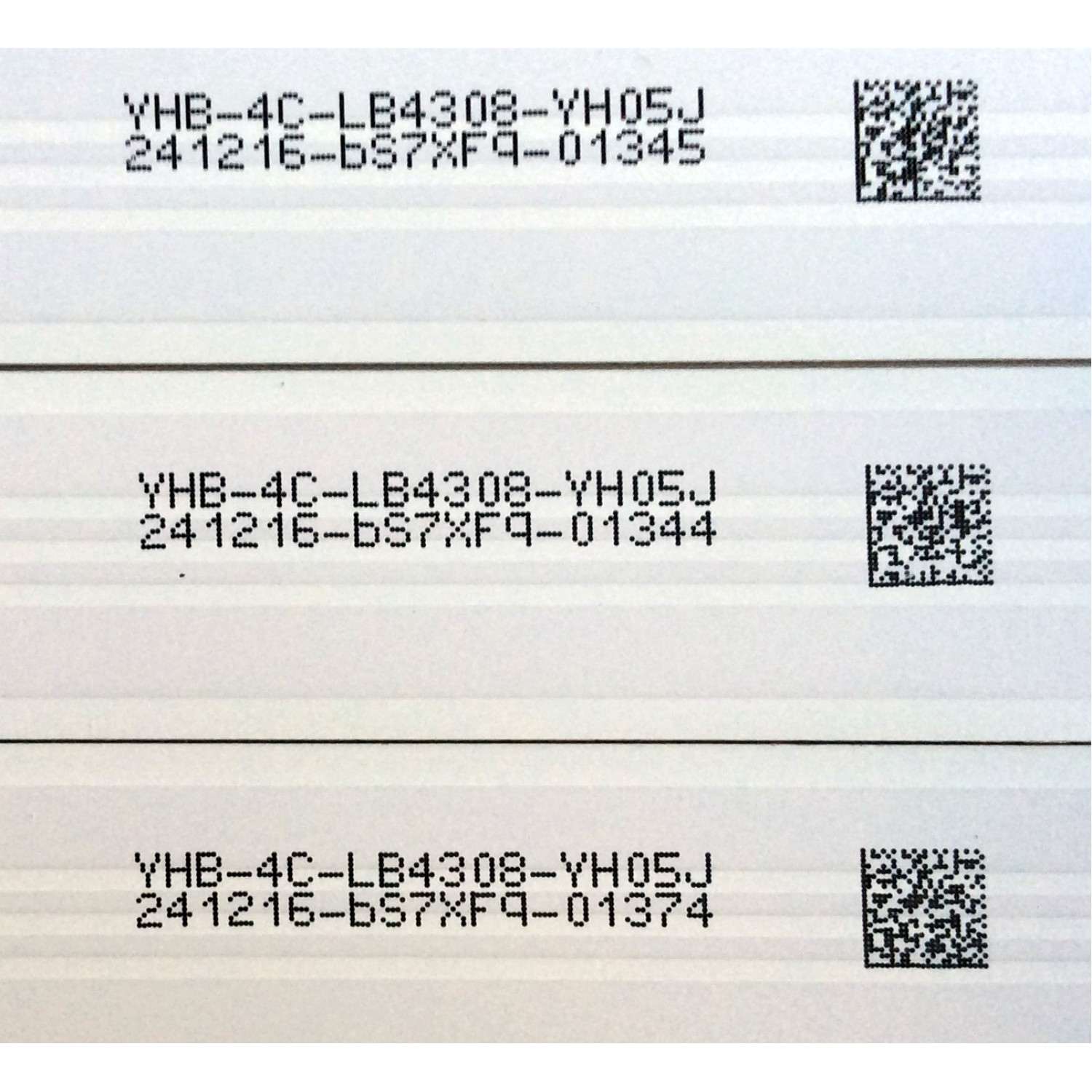 KIT DE LED'S PARA TV ((3 PIEZAS)) / NUMERO DE PARTE 4C-LB4308-YH05J / 006-P1K3532A / TOT_43D2900_3X8_3030C_D6T-2D1_4S1PX2 REV.V2 / T0T_43D2900_3X8_3030C_D6T-2D1_4S1PX2 REV.V2 / PANEL'S LVF430ND1L / LVF430CS0T E7 V1 / MODELOS 43S303 / 43S305 / 43S303TBAA - Imagen 4
