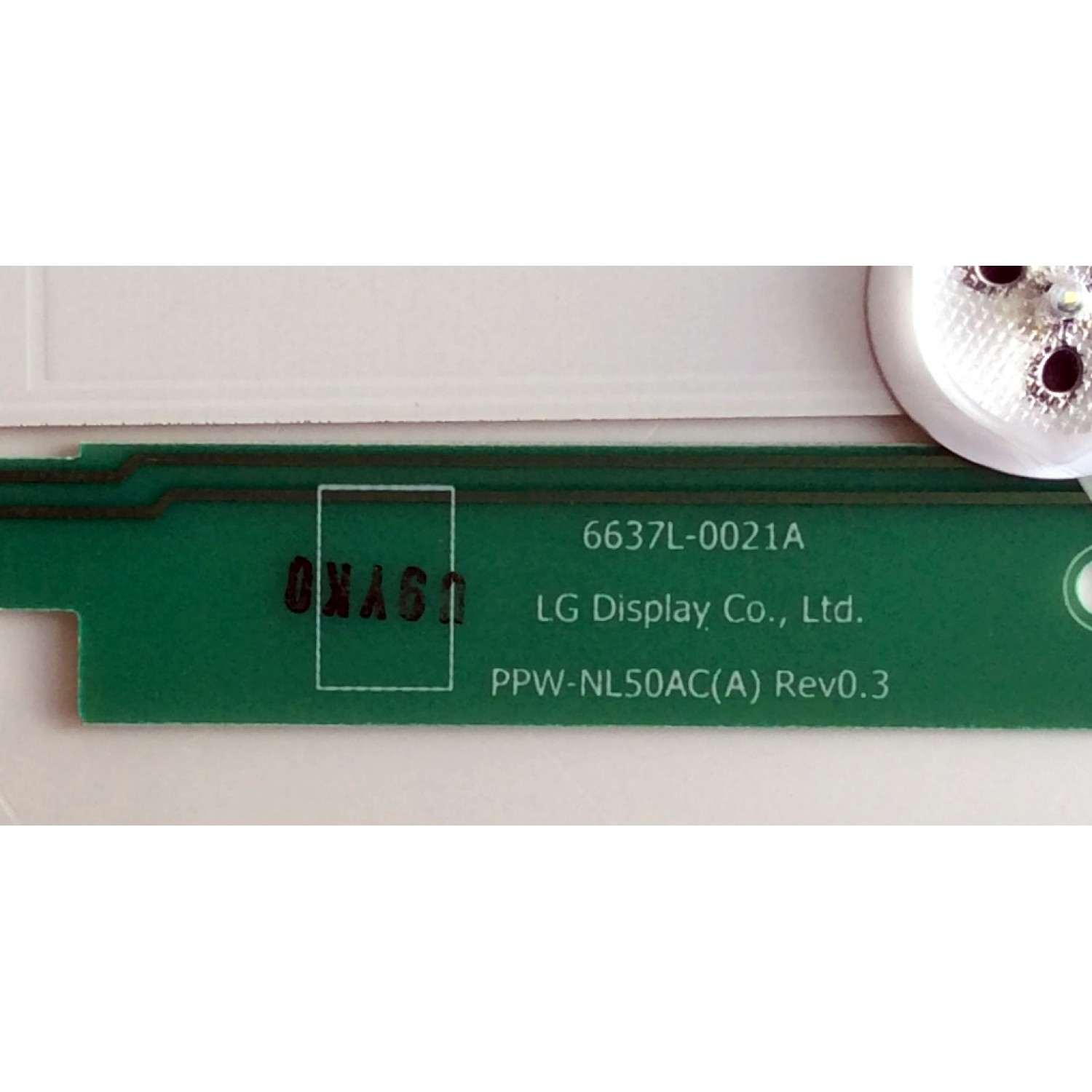 KIT DE LED´S PARA TV (12 PIEZAS) / VIZIO 6916L-1273A/1276A/1272A/1241A / 6916L-1273A /  6916L-1276A / 50" ROW2.1 REV0.4 1 L2-TYPE 6916L-1272A / 55V0 94V-0 50" ROW2.1 REV0.4 1 L1-TYPE 6916L-1241A / PANEL LC500DUG(JF)(U1) / MODELO E500D-A0 - Imagen 3