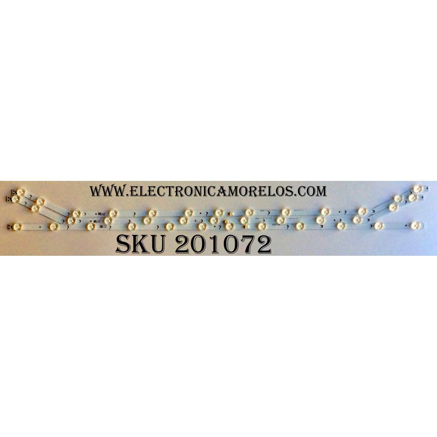 KIT DE LEDS ORIGINAL PARA TV SAMSUNG 3 PIEZAS / NUMERO DE PARTE BN96-34174A / BN96-34175A / LM41-00090X / LM41-00090Y / SAMSUNG_2014SVS_40_MEGA_3228_13LED_T2_REV1.5_140722 / PANEL CY-HH0408GNV1H / MODELOS UN40H5150AFXZX / HG40ND470BFXZA  / HG40ND477BFXZA  / HG40ND460BFXZA