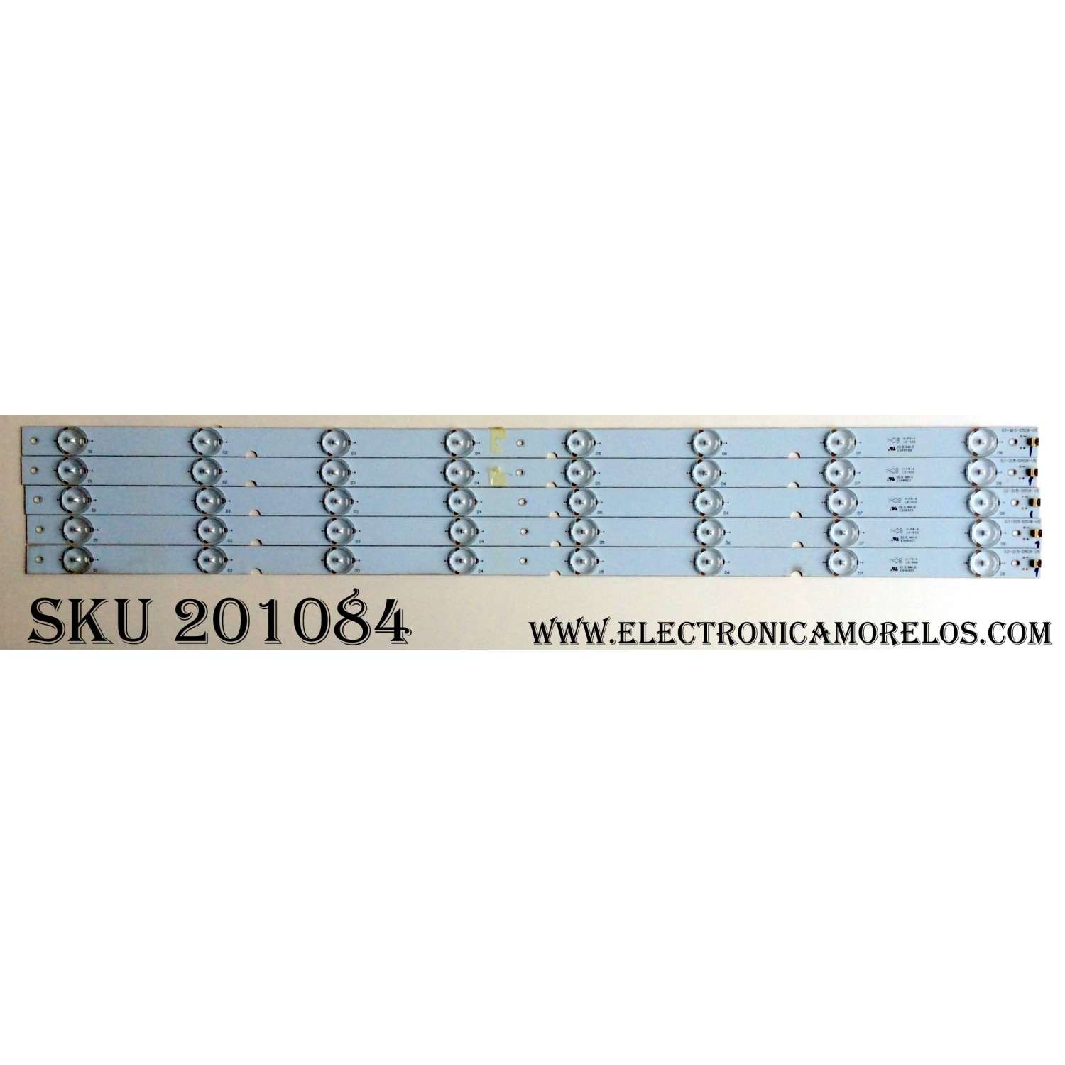 KIT DE LED´S PARA TV (5 PIEZAS) / VIZIO GJ-315-D508-V5 / EPGHBC23F5D211-E43BC / PANEL TPT315B5-DXJSFE REV:S1H / MODELOS E320I-B1 LTF7PKEQ / LTT7PKEQ / LTY7PKAP / LTM7PKBP / LTT7PKFQ / LTY7PKBP / LTY7PKBQ / D320-B1 LTY7PKCQ / D320-B1 LTF7PKDQ 