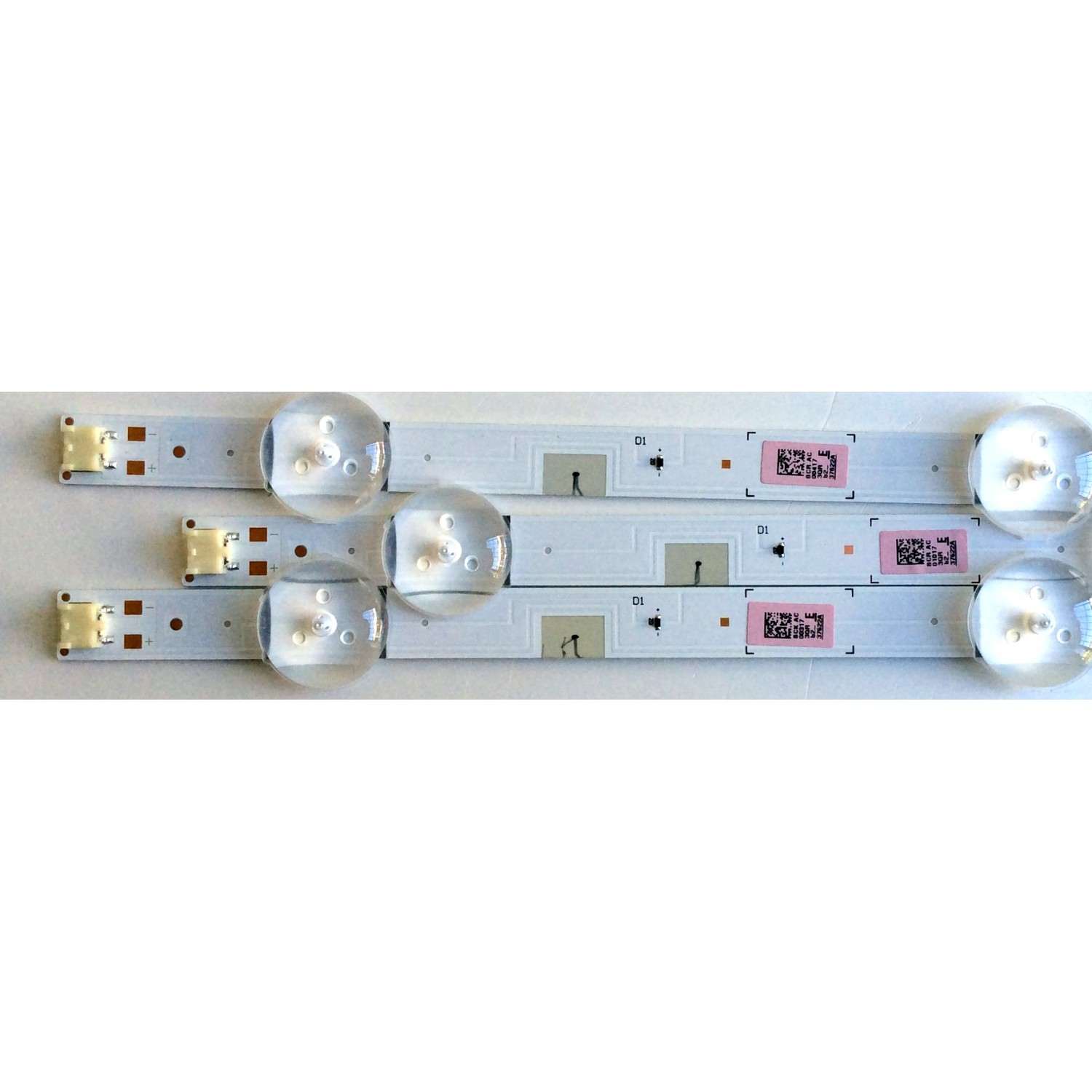 KIT DE LED`S PARA TV SAMSUNG (3 PIEZAS) / BN96-37622A / SVC 39.5 FCOM FHD 170109-R00 / PANEL´S CY-JM040BGNV1H JW28 / CY-JM040BGNV4H / MODELOS UN40M5300AFXZA DA01 / UN40N5200AFXZA DA04 - Imagen 2