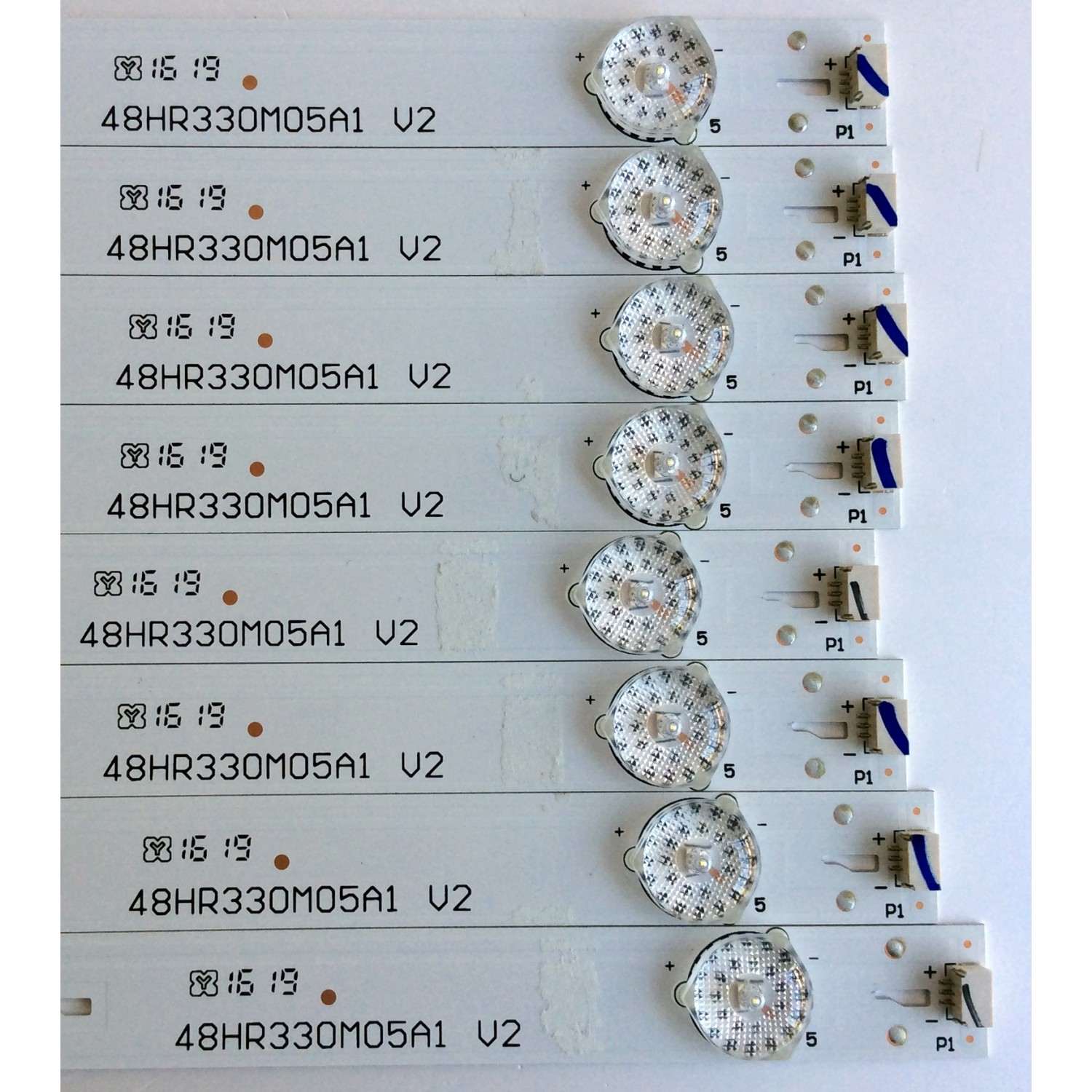 KIT DE LED´S PARA TV (8 PIEZAS) / TCL 4C-LB4805-HQ4 / 48HR330M05A1 V2 / 48D2700 / LD2RA2U1-D-K / PANEL´S LVF480CS0T E29 / LVF480CS0T E22 / MODELOS 48FS3750 / 48FS3750TAA - Imagen 2