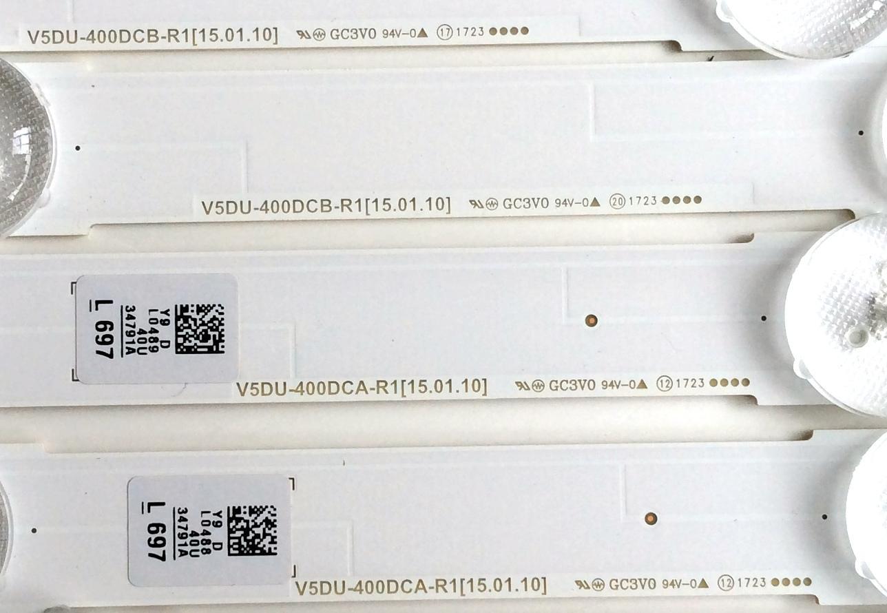 KIT DE LED`S PARA TV (10 PIEZAS) / SAMSUNG BN96-34791A / 34792A / LM41-00117C / 00117B / PANEL CY-GY040HGLVCH / SUSTITUTOS CY-GJ040HGLVDH / CY-GJ040HGLVGH / CY-GJ040FLLV1H / CY-WJ040HGLV1H / CY-GJ040HGLVFH / MODELOS UA40KU6000 / UE40JU6050 / UN40JU6400 - Imagen 4