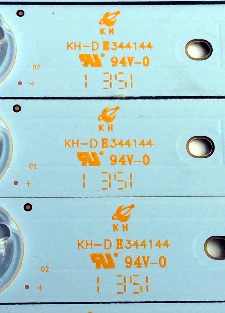 KIT DE LED`S PARA TV (12 PIEZAS) / CHANGHONG YX-50010011-1E584-0-7-3CG / YX-50010021-1E584-0-8-3CG / KH-DE344144 / PANEL  C500F13-E2-L / MODELO LED50YC200UA - Imagen 2