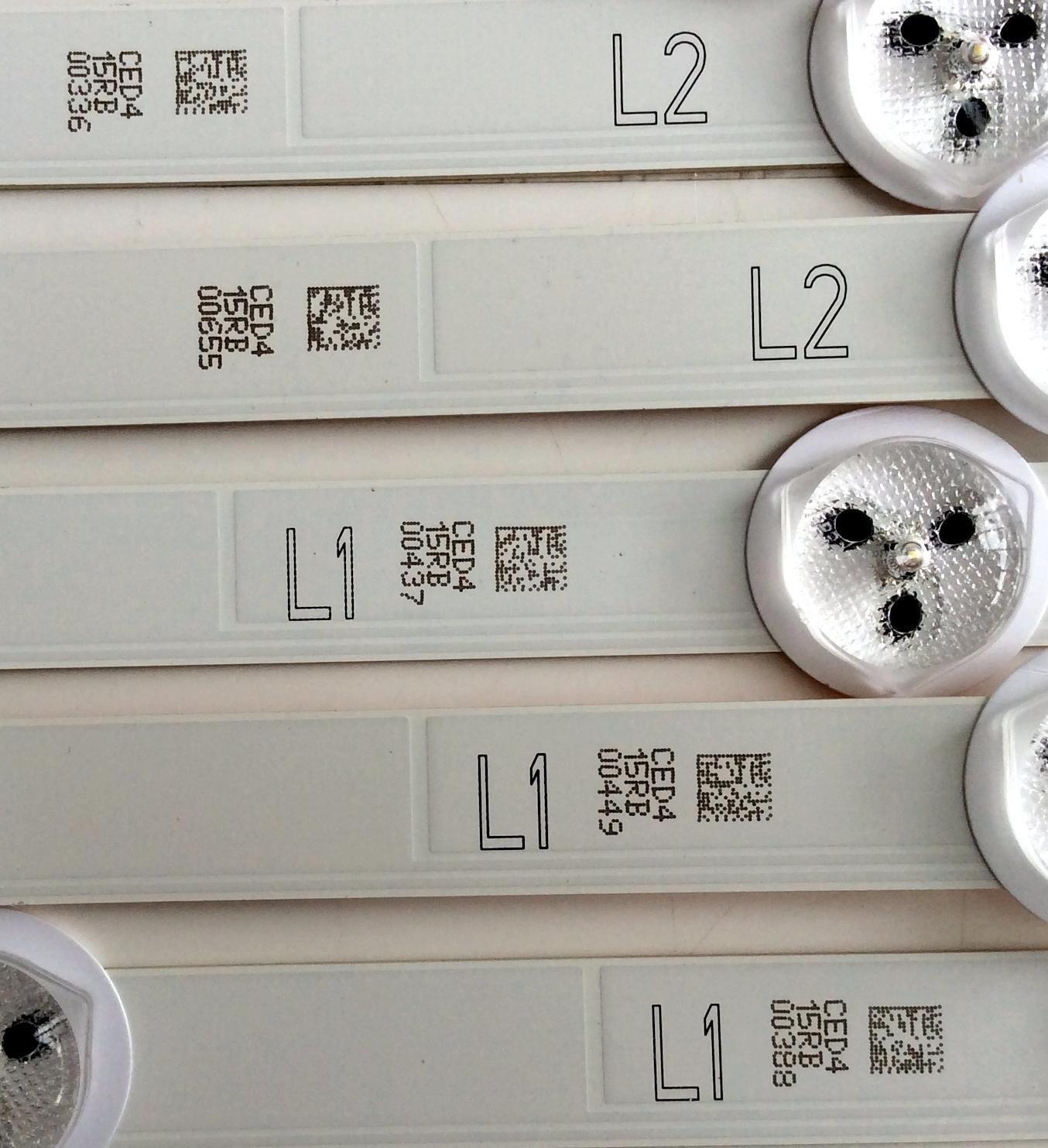 KIT DE LED`S PARA TV (10 PIEZAS) / RCA 6916L-1214A / 6916L-1215A / 6916L-1216A / 6916L-1217A / PANEL  LC420DUJ-SGE1 / MODELO J42HE841-SGE1 - Imagen 2
