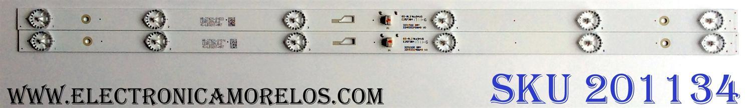 KIT DE LED`S PARA TV (2 PIEZAS) / INSIGNIA 32D1500 BBY / 32HR332M06A9 V0 / 4C-LB320T-HR7 / PANEL`S LVW320CSDX E20 V8 / LVW320CSDX E20 V5 / MODELOS NS-32D311NA17 / 32L310U18
