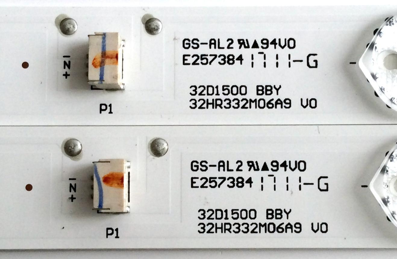 KIT DE LED`S PARA TV (2 PIEZAS) / INSIGNIA 32D1500 BBY / 32HR332M06A9 V0 / 4C-LB320T-HR7 / PANEL`S LVW320CSDX E20 V8 / LVW320CSDX E20 V5 / MODELOS NS-32D311NA17 / 32L310U18 - Imagen 3