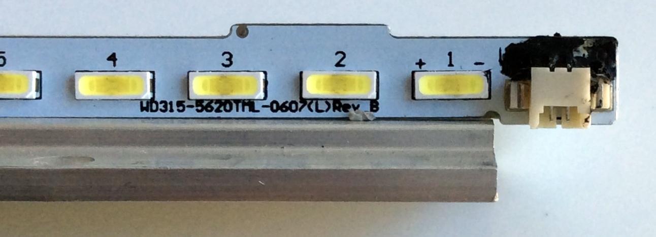 LED PARA TV / VIORE WD315-5620TML-0607(R)Rev_B / WD315-5620TML-0607(L)Rev_B / PANEL`S TC315B601 / TC315B506-A / MODELO LED32VH30 - Imagen 2