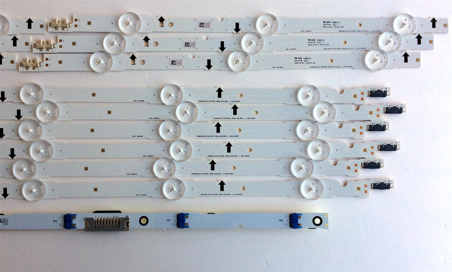 KIT DE LED´S PARA TV (12 PIEZAS) / SAMSUNG BN96-38892A / BN96-38891A / LM41-00099E / LM41-00099D / SAMSUNG_2014SVS48F / 60126NHF / PANEL CY-GH048BGLV6H / MODELOS LH48RMDNLGG/ZP / UA48H5500 / UN48H5500 / UE48H5570 / HG48AC695 / MAS MODELOS EN DESCRIPCION - Imagen 7