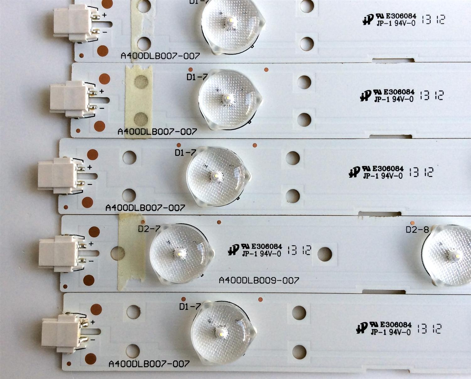 KIT DE LED´S PARA TV (10 PIEZAS) / SHARP A400DLB006-007 / A400DLB007-007 / T78SBM8P40 / T78SBM8P4O / PANEL S400DH3-1 / 76040T200-600-G / MODELO LC-40LE550U - Imagen 5