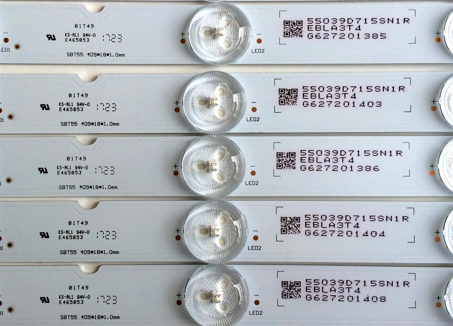 KIT DE LED´S PARA TV (14 PIEZAS) / SONY SBT55 636 / 55039D715SN1R / 55039D715SN1L / EBLA3T4 / 189717211 / PANEL YD7S550DND01B / A2187580A / MODELO XBR-55X900E - Imagen 5