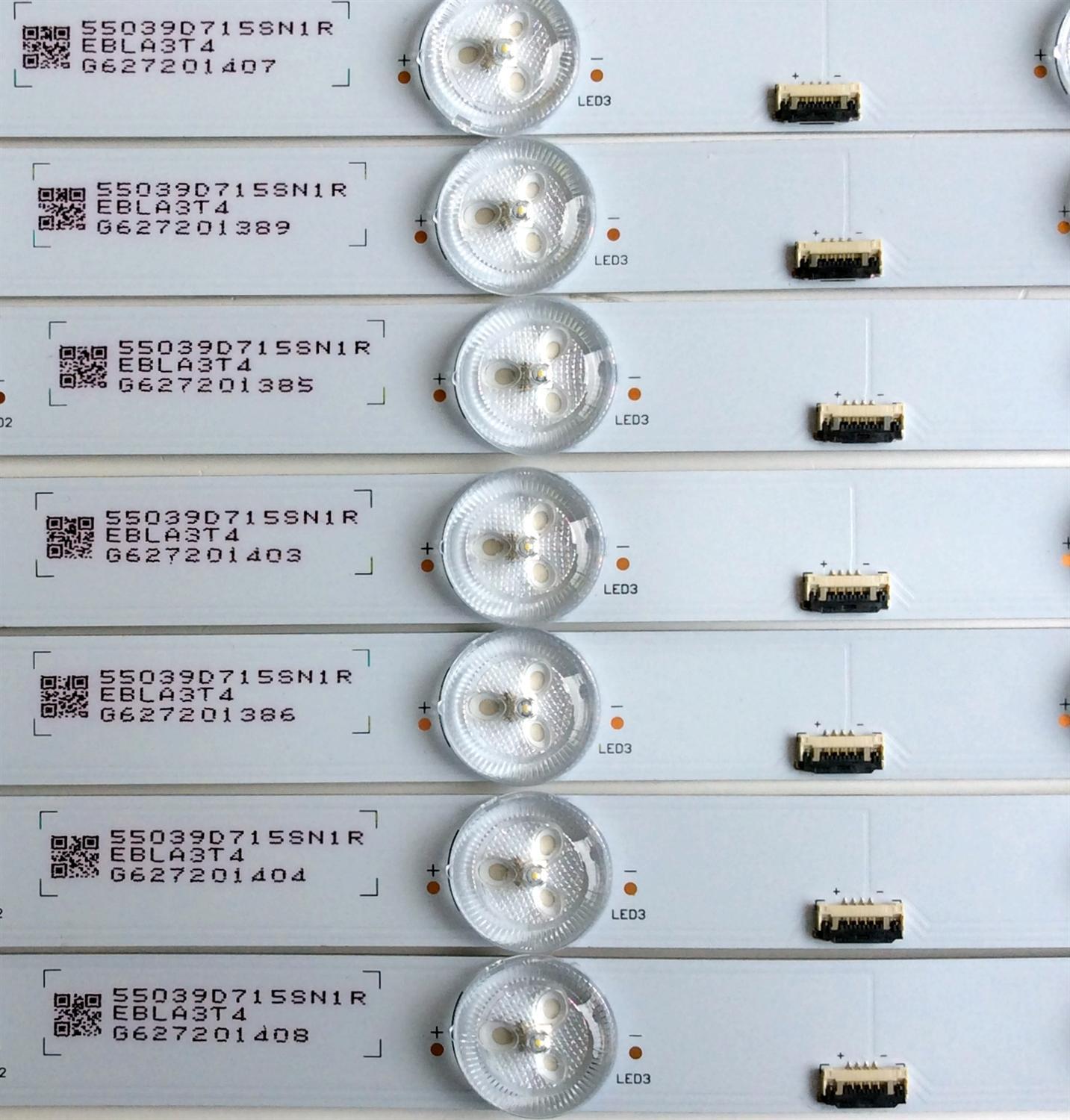 KIT DE LED´S PARA TV (14 PIEZAS) / SONY SBT55 636 / 55039D715SN1R / 55039D715SN1L / EBLA3T4 / 189717211 / PANEL YD7S550DND01B / A2187580A / MODELO XBR-55X900E - Imagen 4