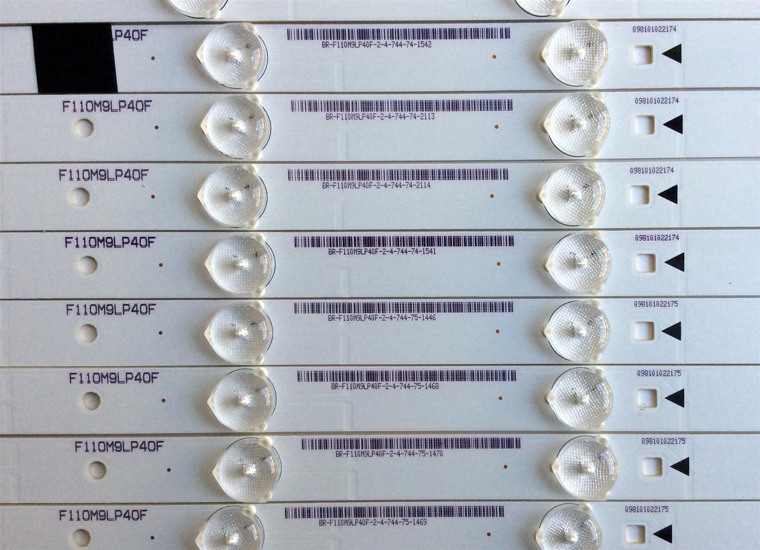 KIT DE LED´S PARA TV (16 PIEZAS) / JVC IC-C-VZAA65D390A / 098101022173 / IC-C-VZAA65D390B  / 9810102174 / IC-C-VZAA65D390C / 098101022175 / F110M9LP40F / F11OM9LP40F / MODELO EM65FTR - Imagen 2
