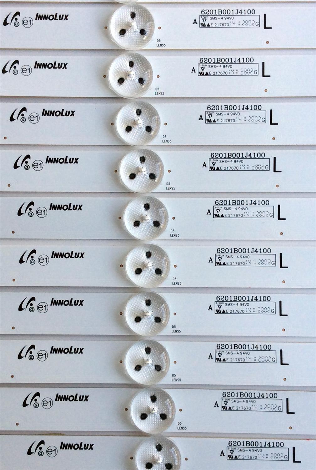 KIT DE LED´S PARA TV (16 PIEZAS) / PANASONIC 6201B001HW100 / 6201B001J4100-L / 6201B001J5100-R / PANEL V650HP1-LD1 REV.B6 / MODELO TC-65CS550U - Imagen 5