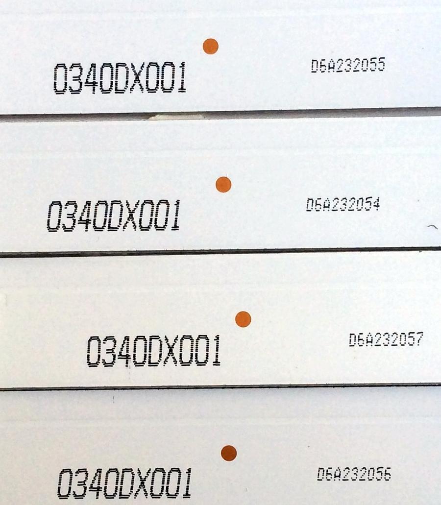 KIT DE LEDS PARA TV WESTINGHOUSE ORIGINAL 4 PIEZAS / NUMERO DE PARTE 3P40DX001 / 0340DX001 / 21004788 / D6A232054 / PANEL MD4004YTSF / LSC400HN02-8 / MODELO WD40FB1530 / WD40FB1530 TW-08701-S040V - Imagen 2