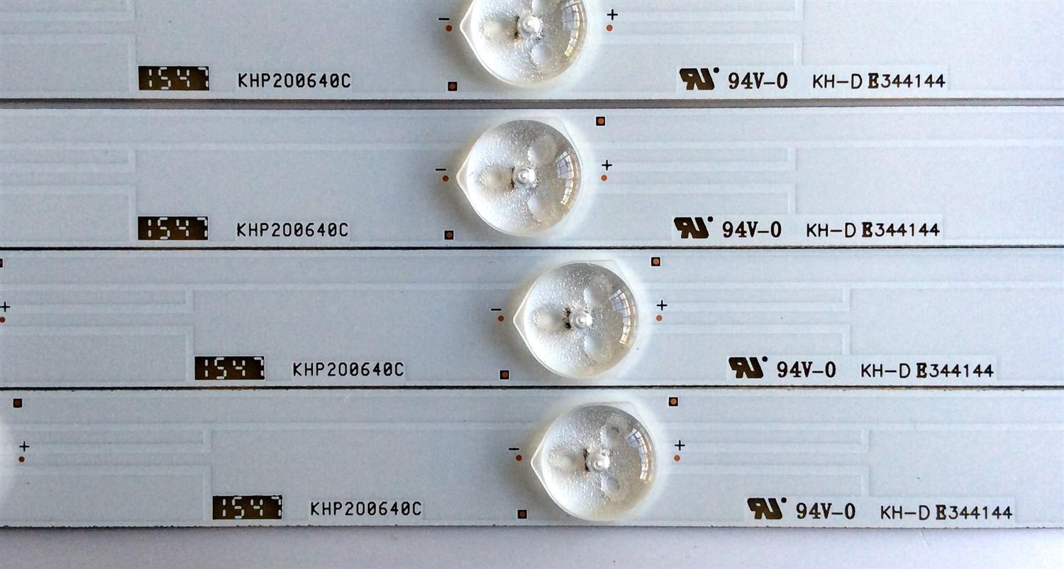 KIT DE LED'S PARA TV (4 PIEZAS) / HITACHI C430U14-E1-A(G2) / KHP200640C / UX-850122297 / UX-850122297 / UX-850122297 / LB43006 / LB-C430U14-E1-A-G2-DL1 / MODELO LU43V809 - Imagen 3