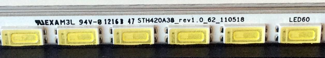 LED PARA TV / HISENSE 47 STH420A38_REV1.0_62_110518 / JT-1108046 / 120515 / PANEL HE420FF-F57(0100)\PW1 / MODELO F42K20E - Imagen 5